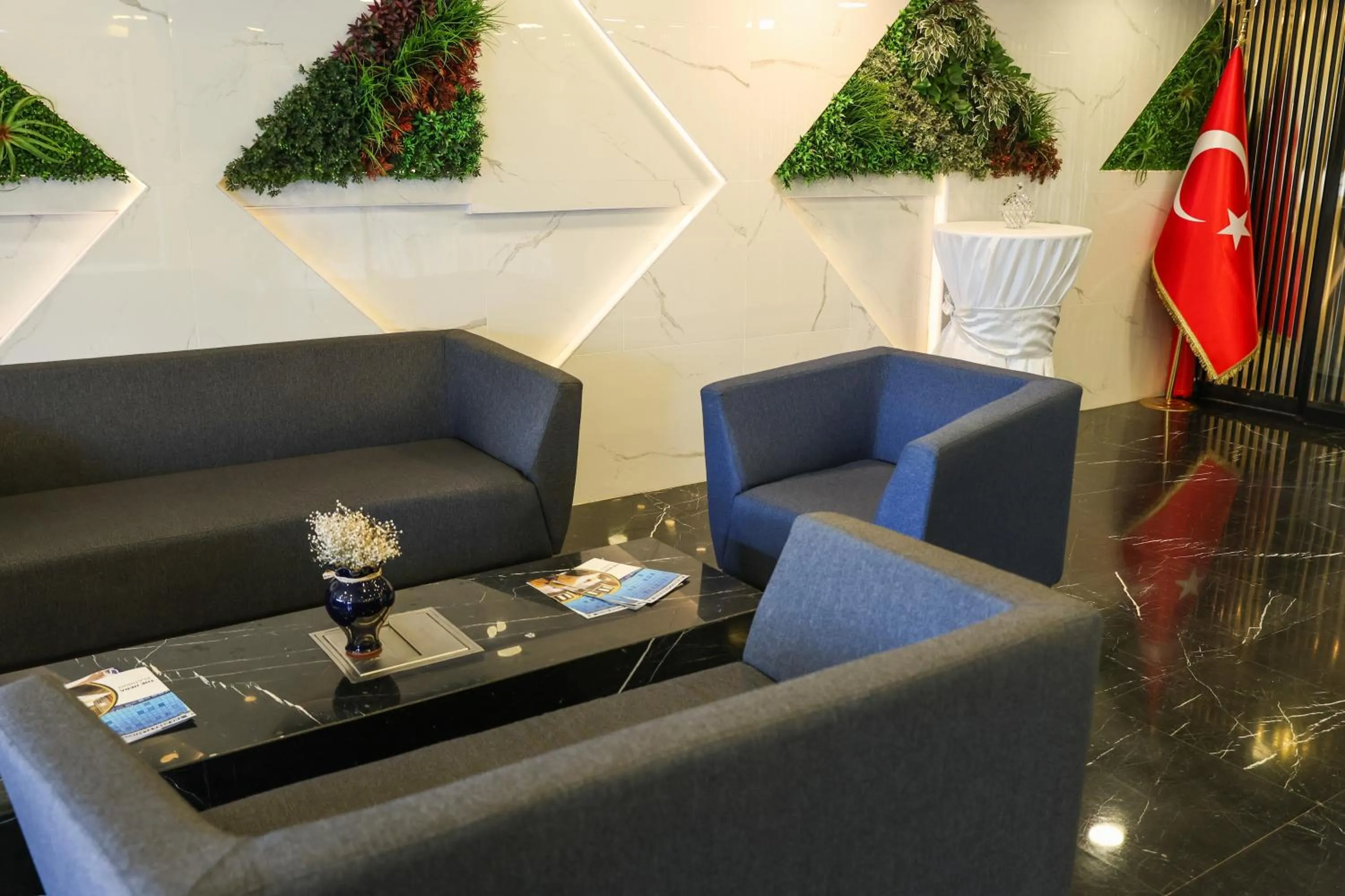 Lobby or reception in The Hera Platinum Hotel