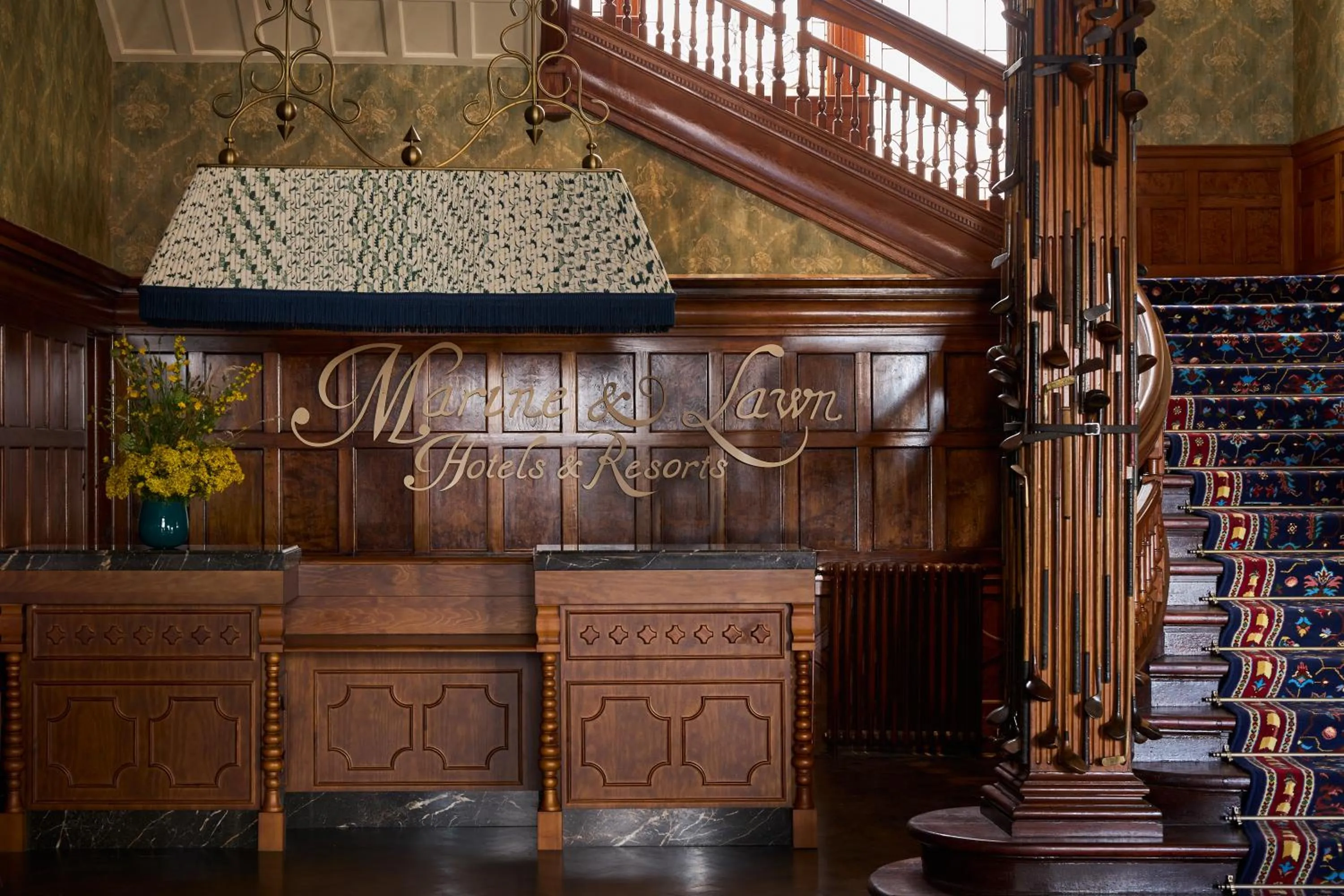 Lobby or reception in Dornoch Station