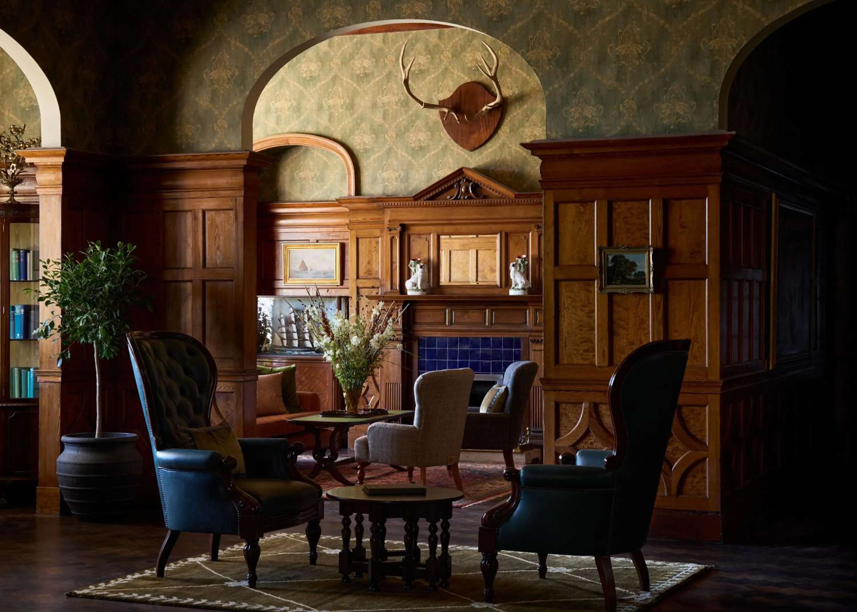 Communal lounge/ TV room in Dornoch Station