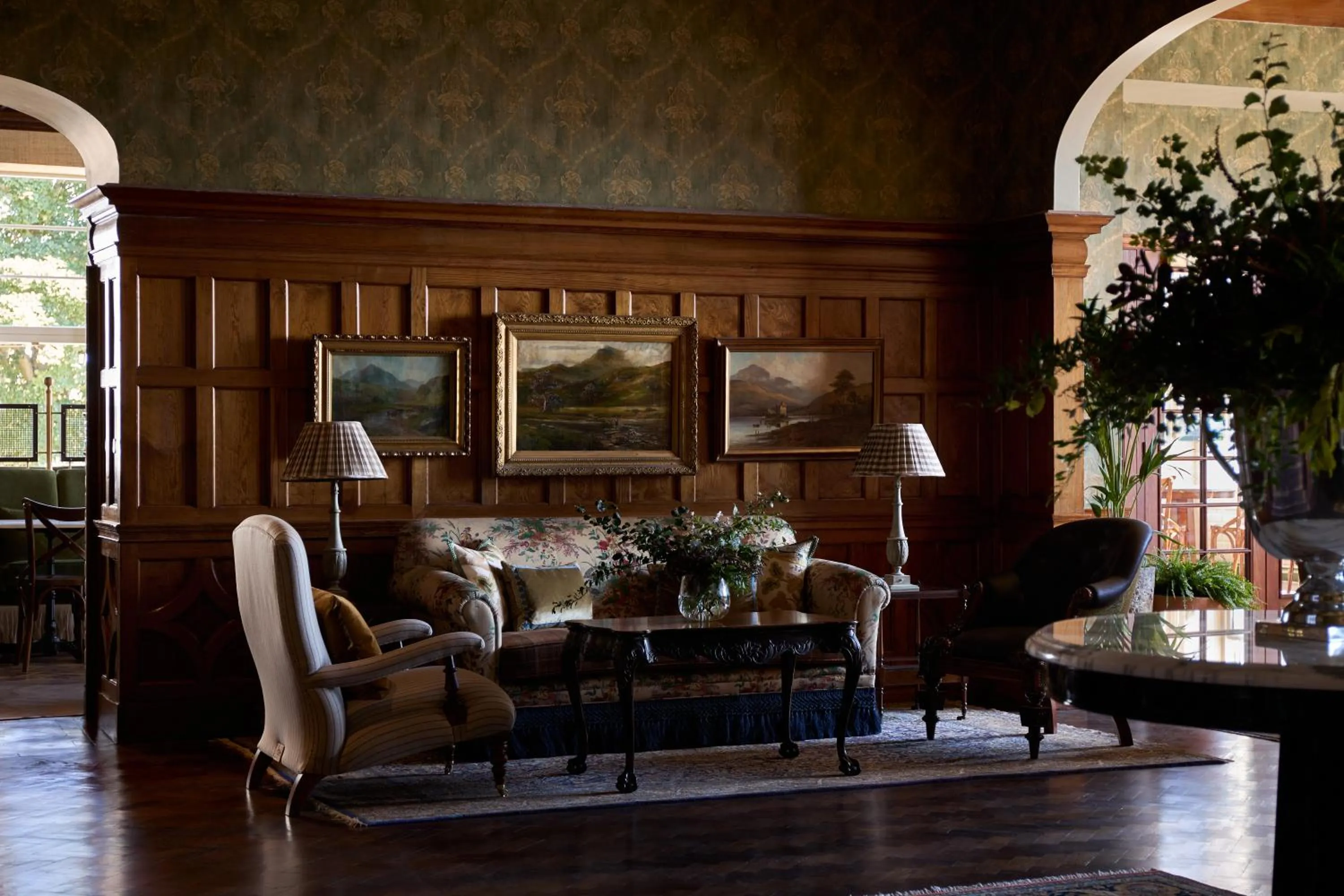 Communal lounge/ TV room in Dornoch Station