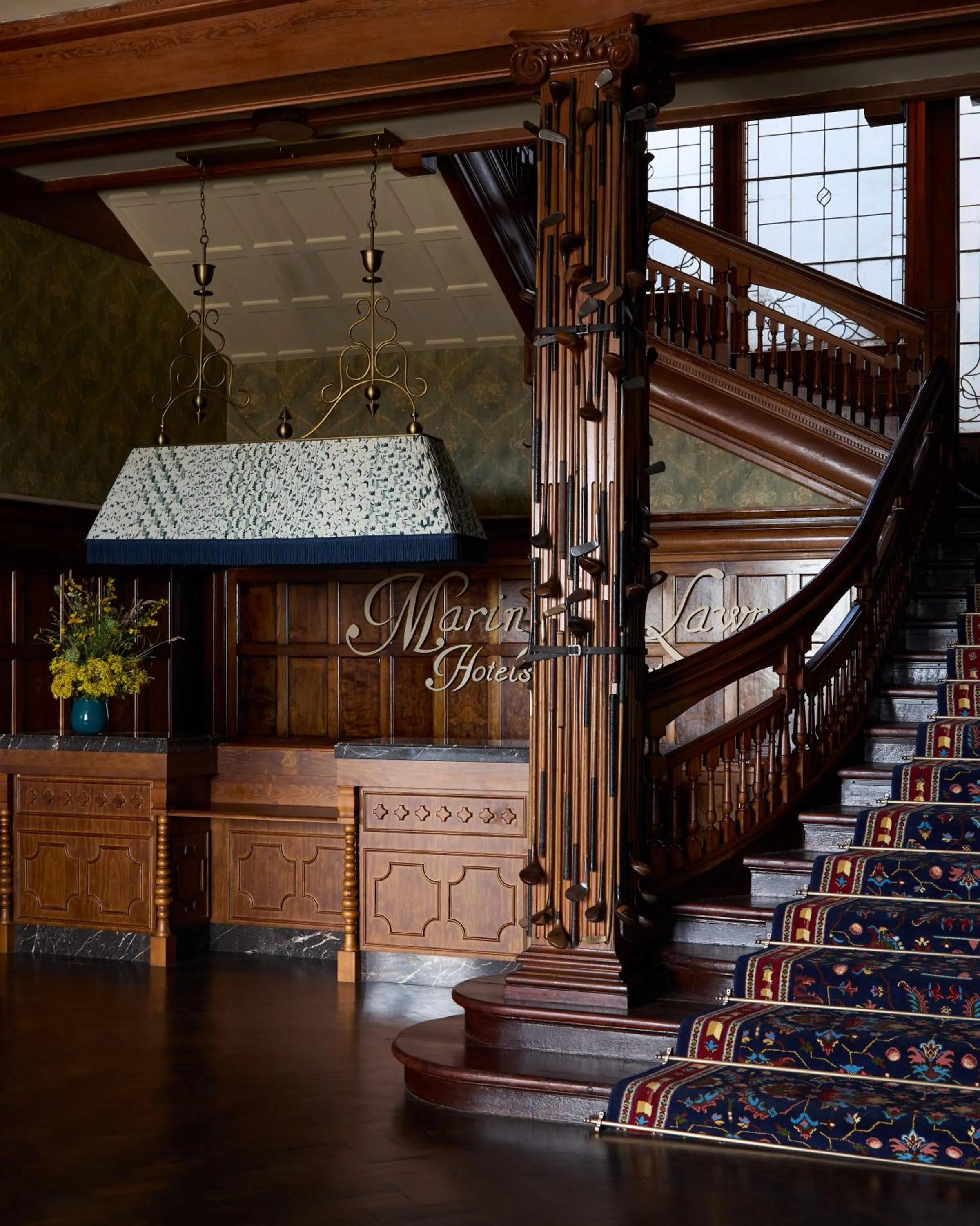 Lobby or reception in Dornoch Station
