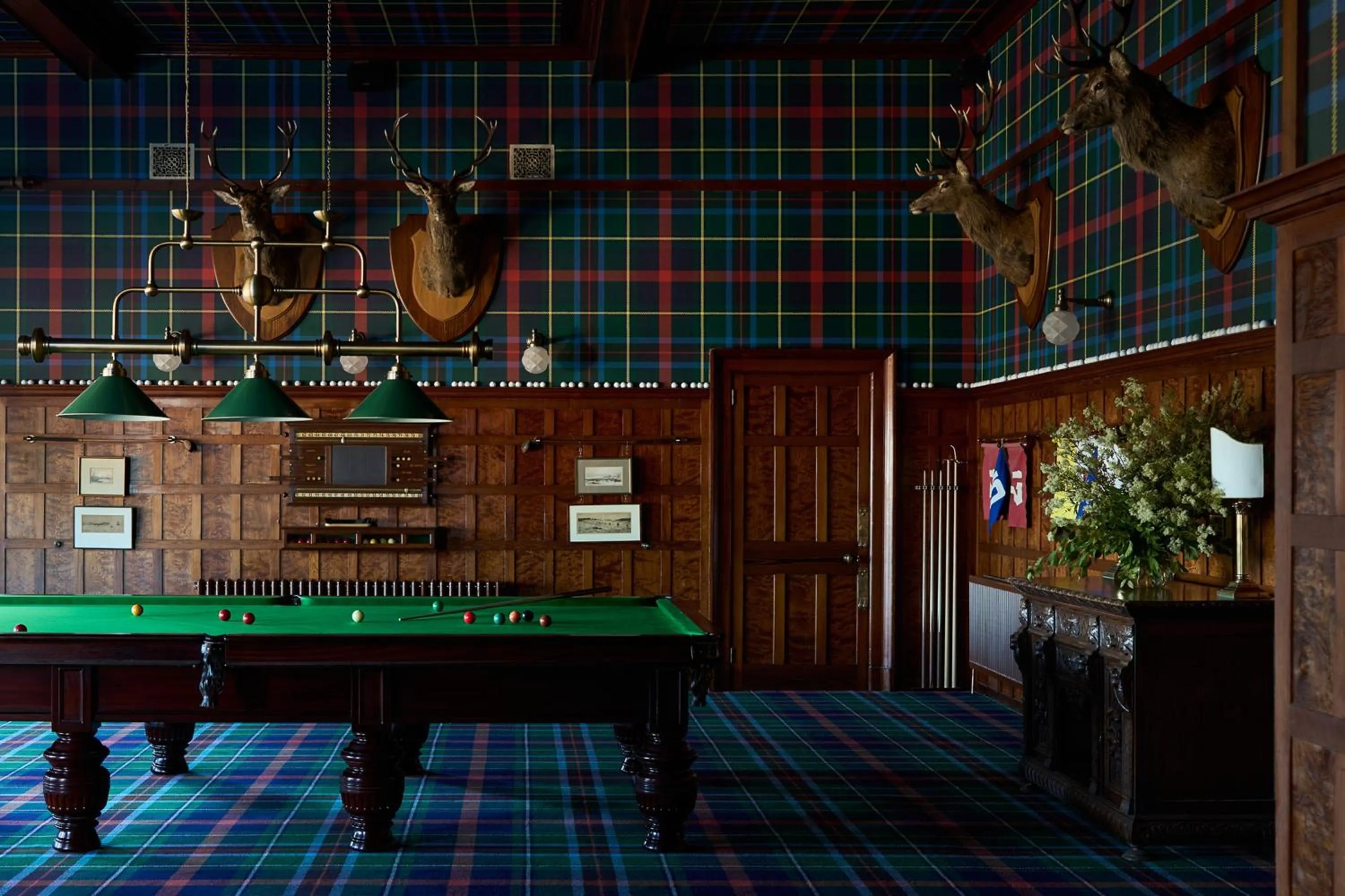 Billiard in Dornoch Station