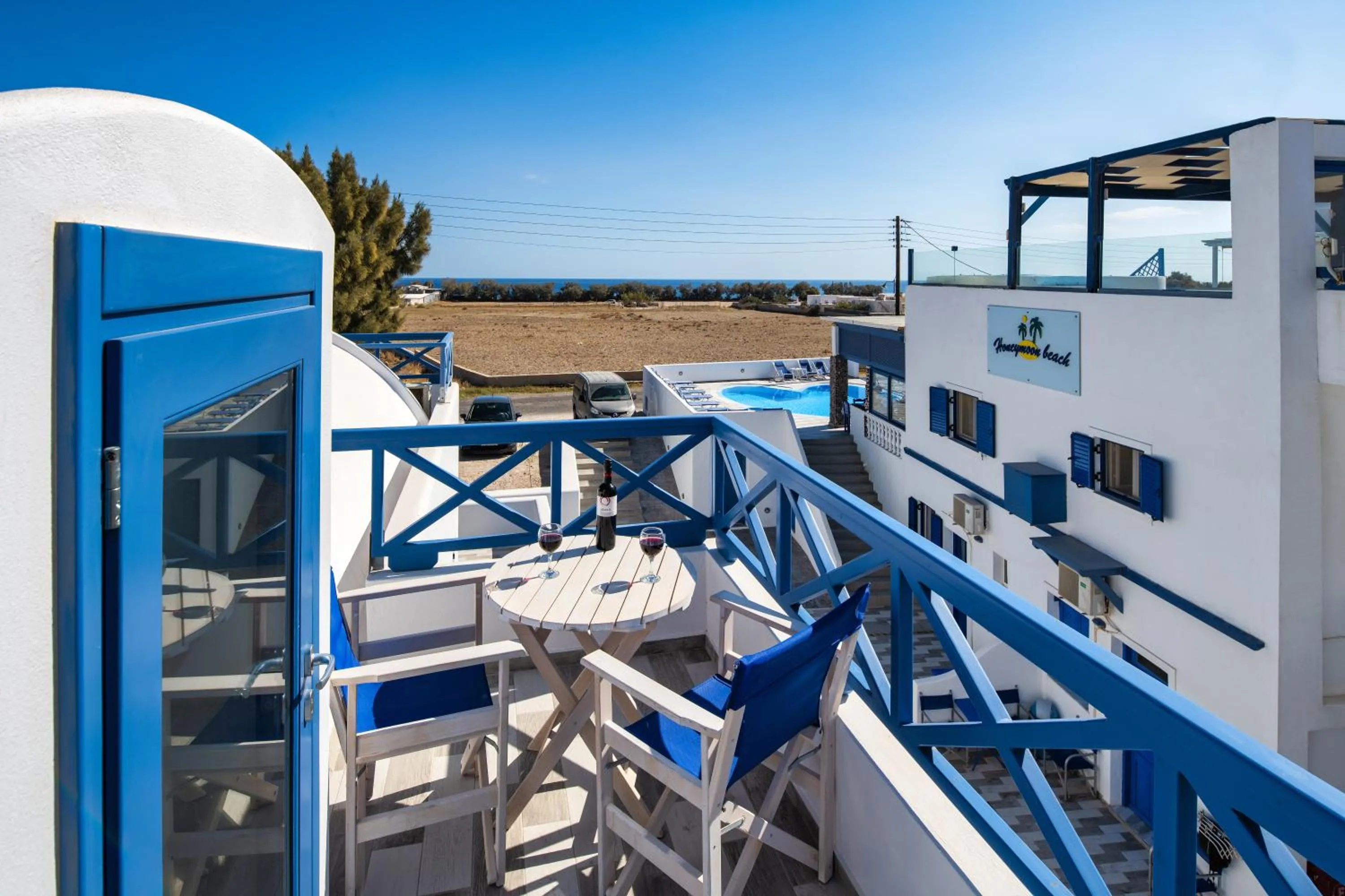 Balcony/Terrace in Honeymoon Beach Studios