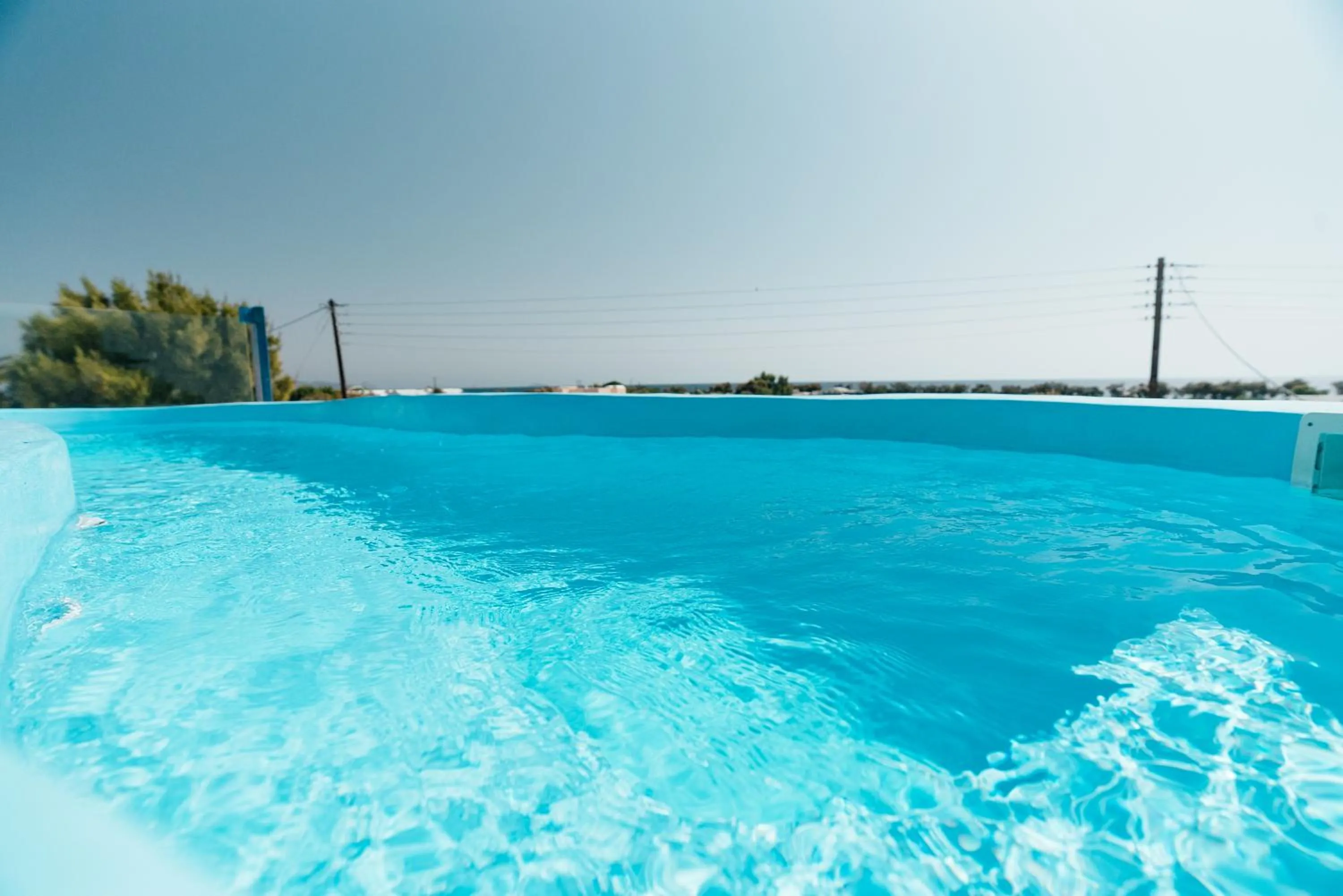 Swimming pool in Honeymoon Beach Studios