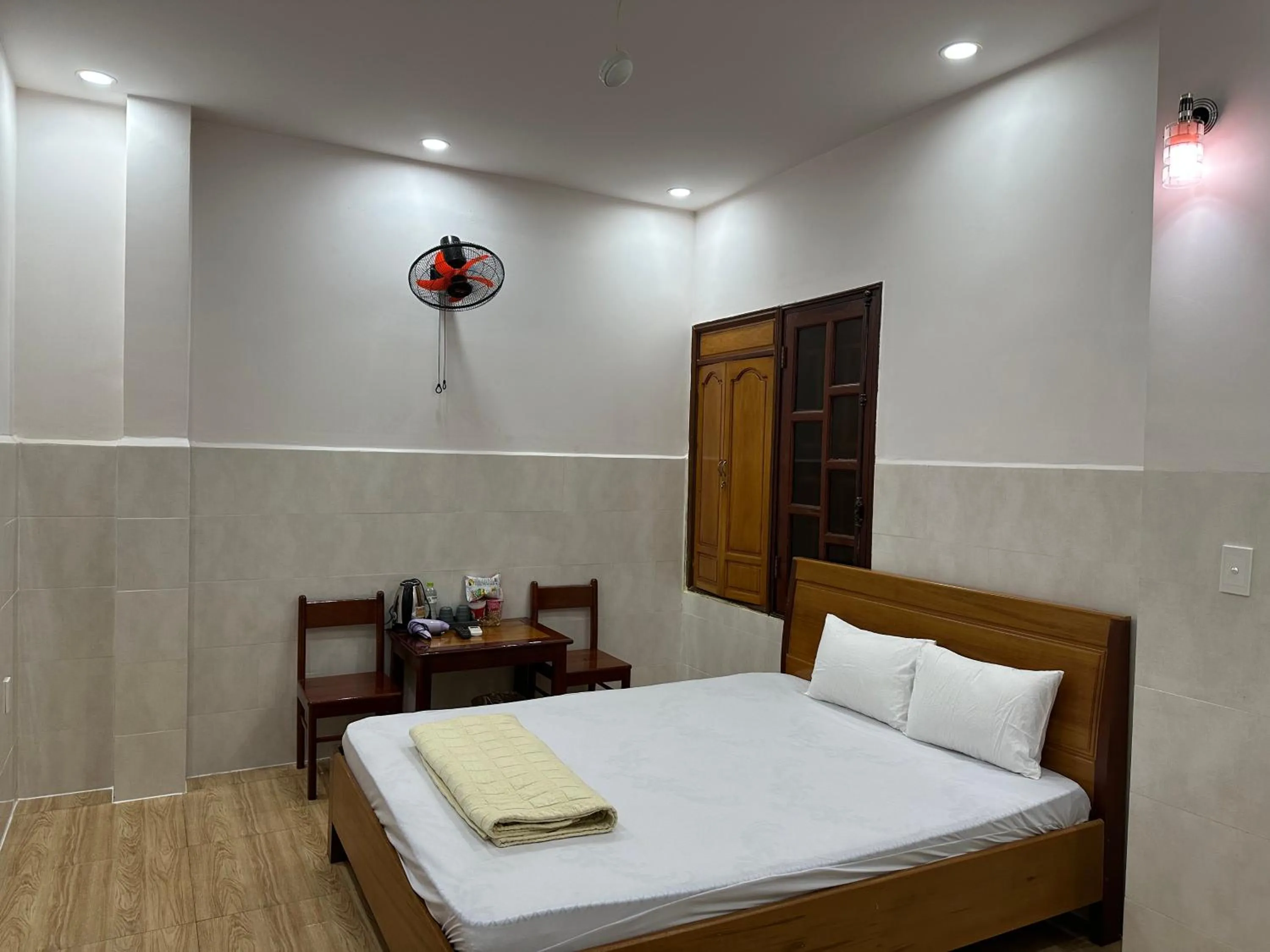 Bed in Hoàng Linh Hotel