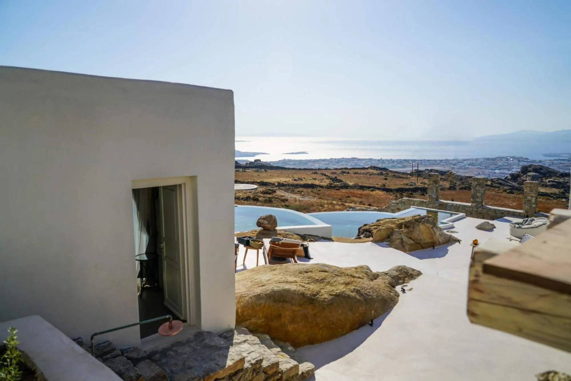 Natural landscape in Mykonos High Villa