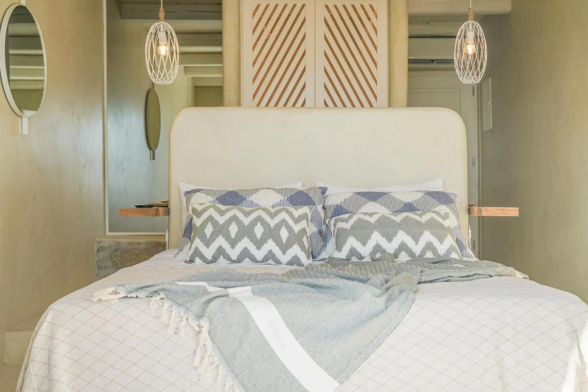 Bedroom in Mykonos High Villa