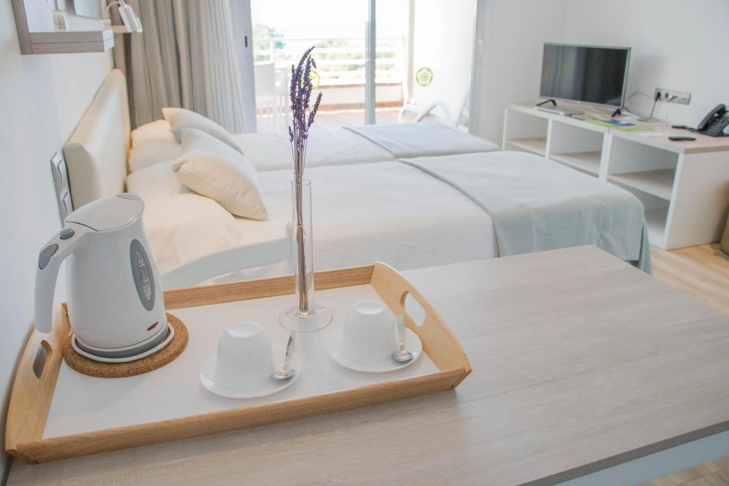 Decorative detail, Bed in Houm Plaza Son Rigo