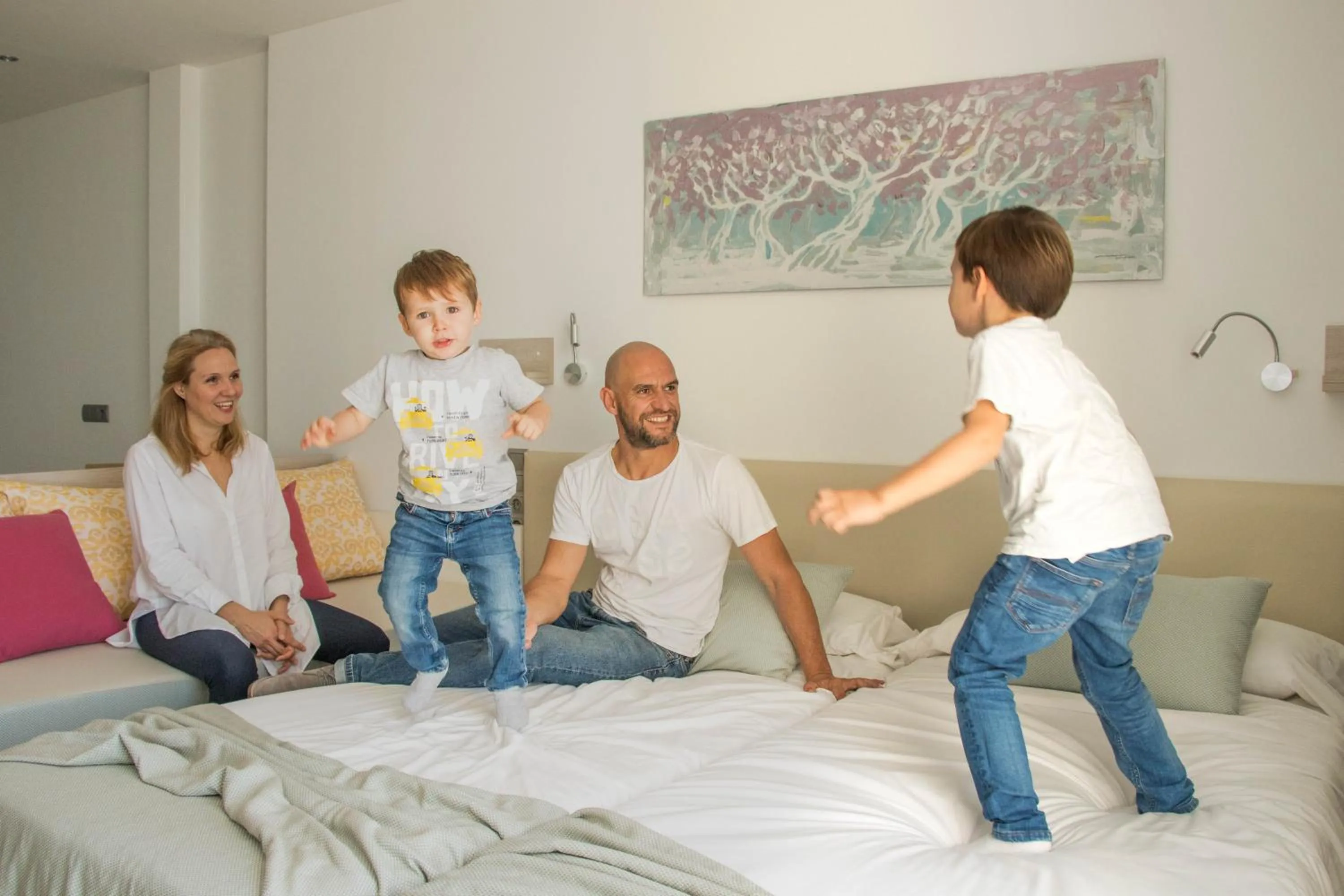 Family, Bed in Houm Plaza Son Rigo