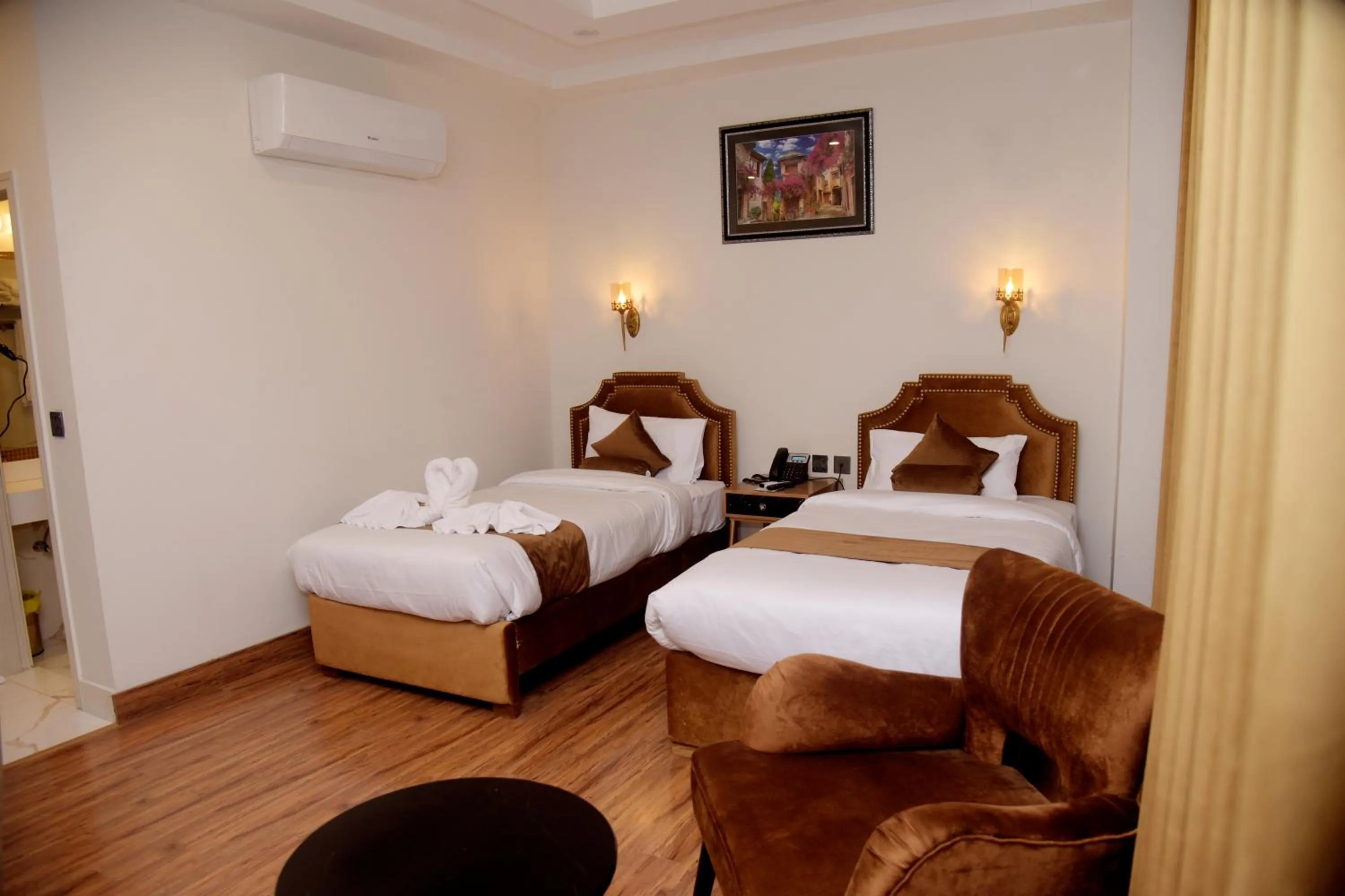 Bedroom, Bed in The Rich Hotel & Apartments