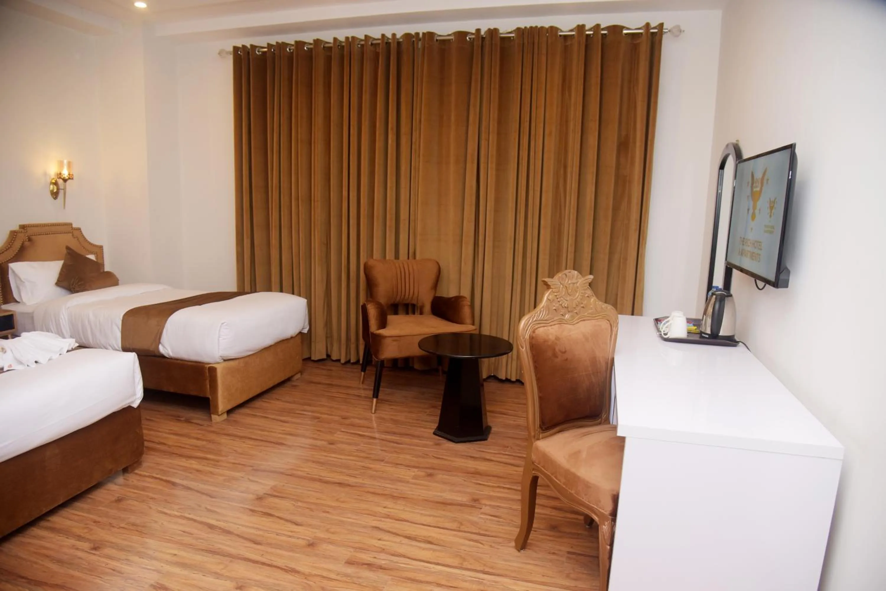 Bedroom, Bed in The Rich Hotel & Apartments