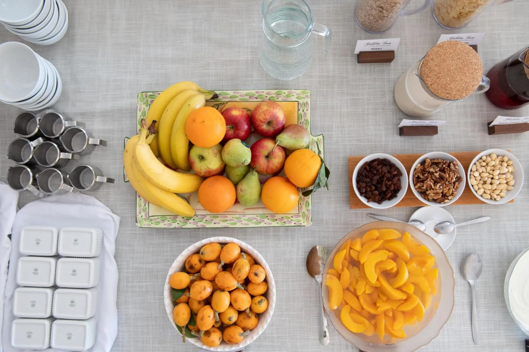 Breakfast in Golden Sun Hotel Patmos