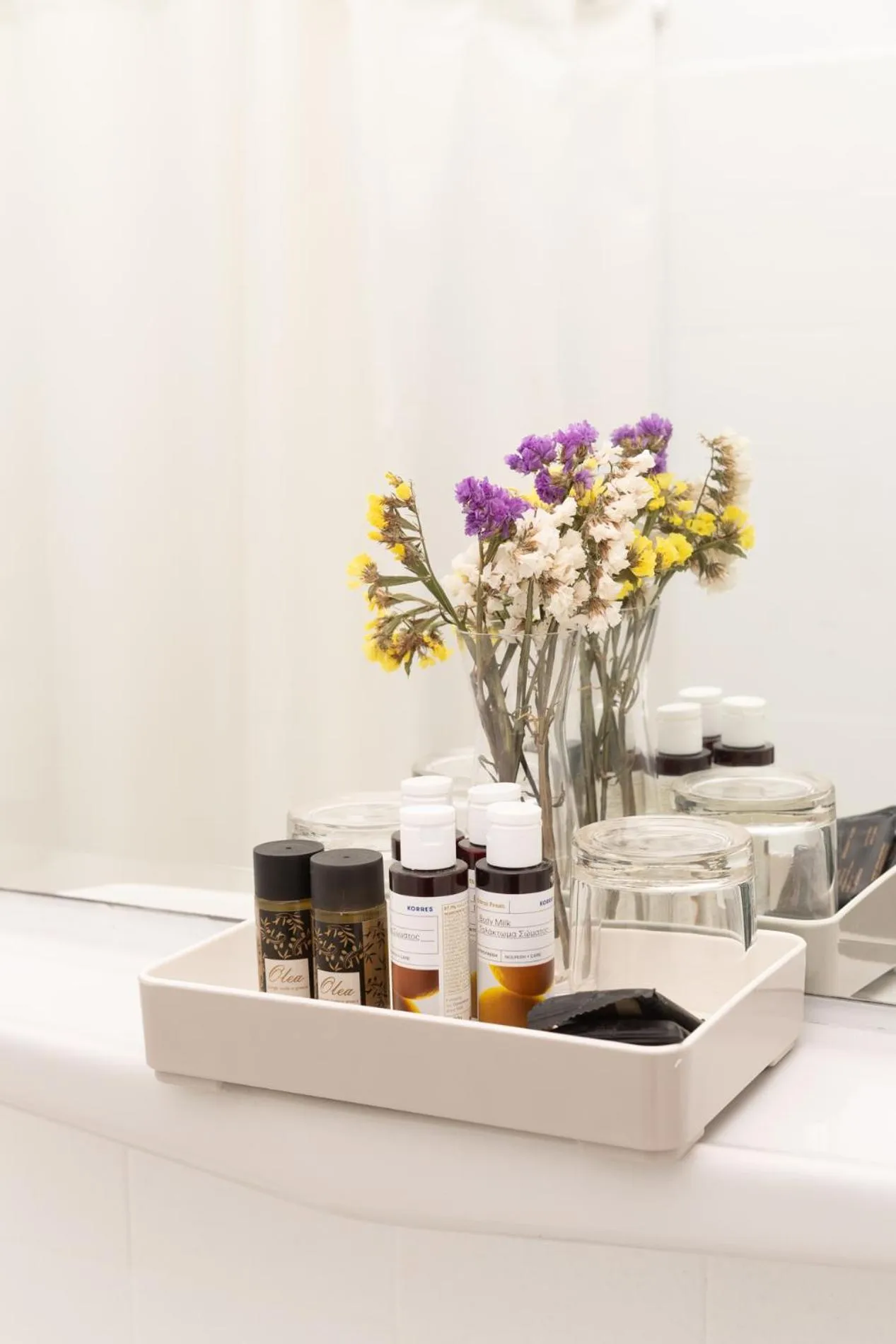 Bathroom in Golden Sun Hotel Patmos