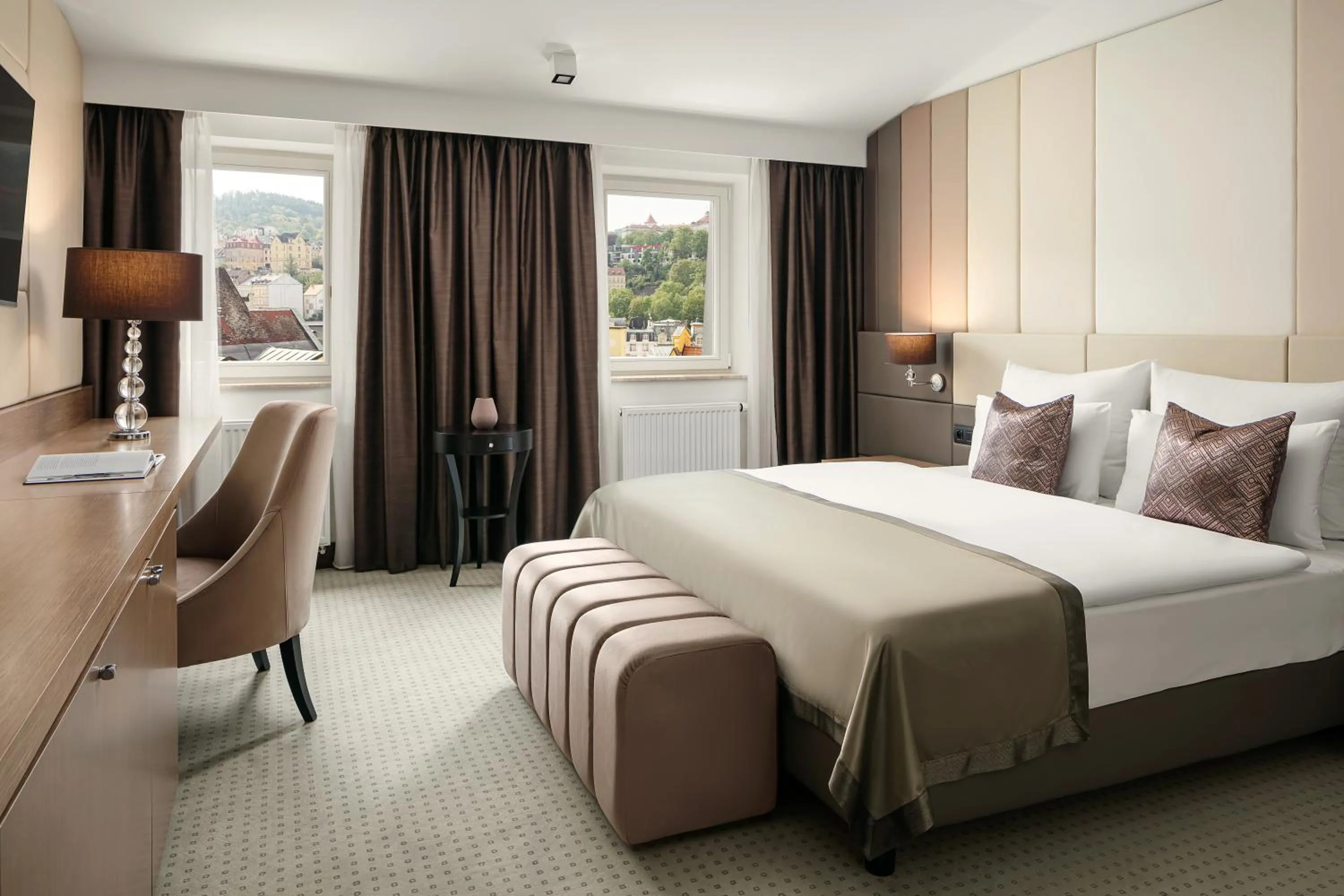 Bed in Boutique Hotel Saxonia