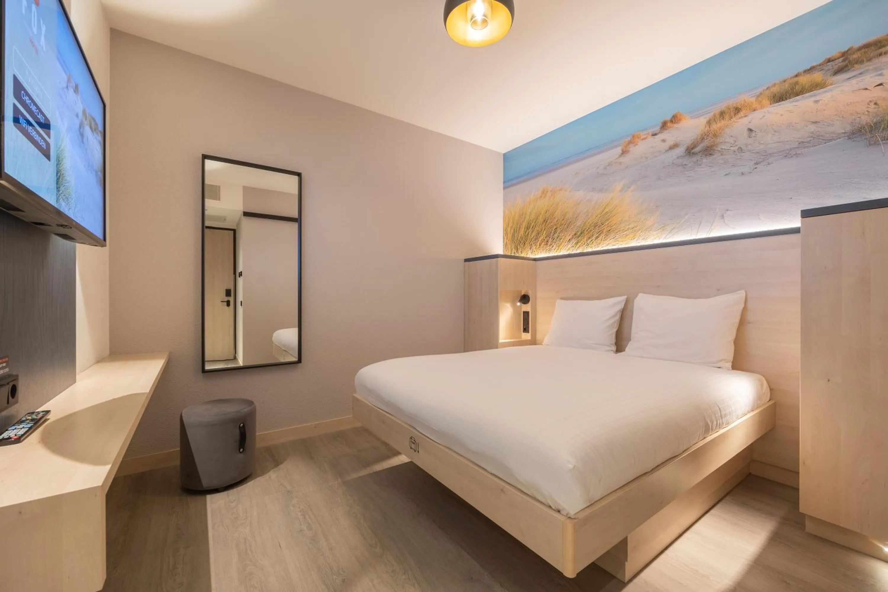 Bed in Fox Hotel The Hague Scheveningen