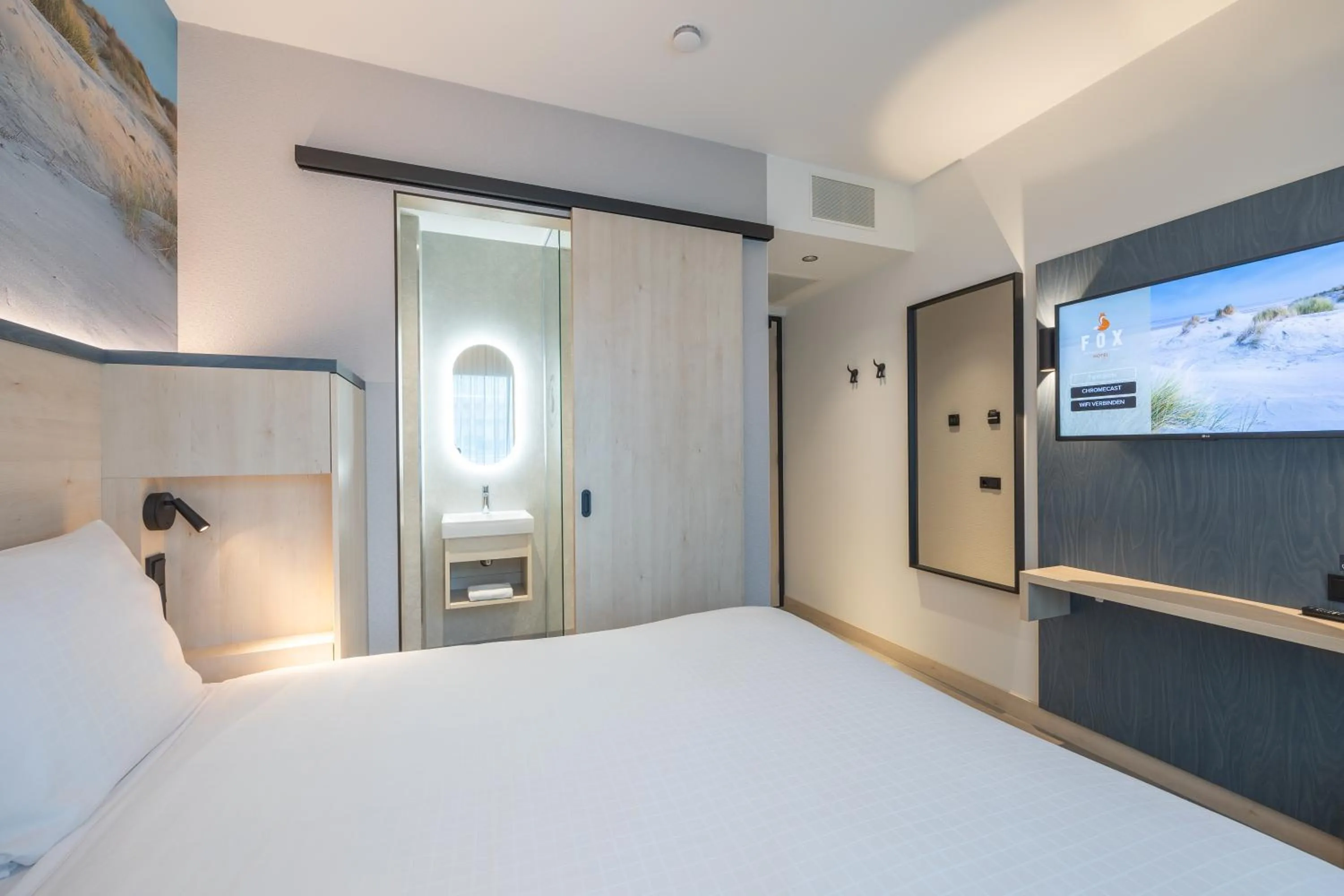 Bed in Fox Hotel The Hague Scheveningen