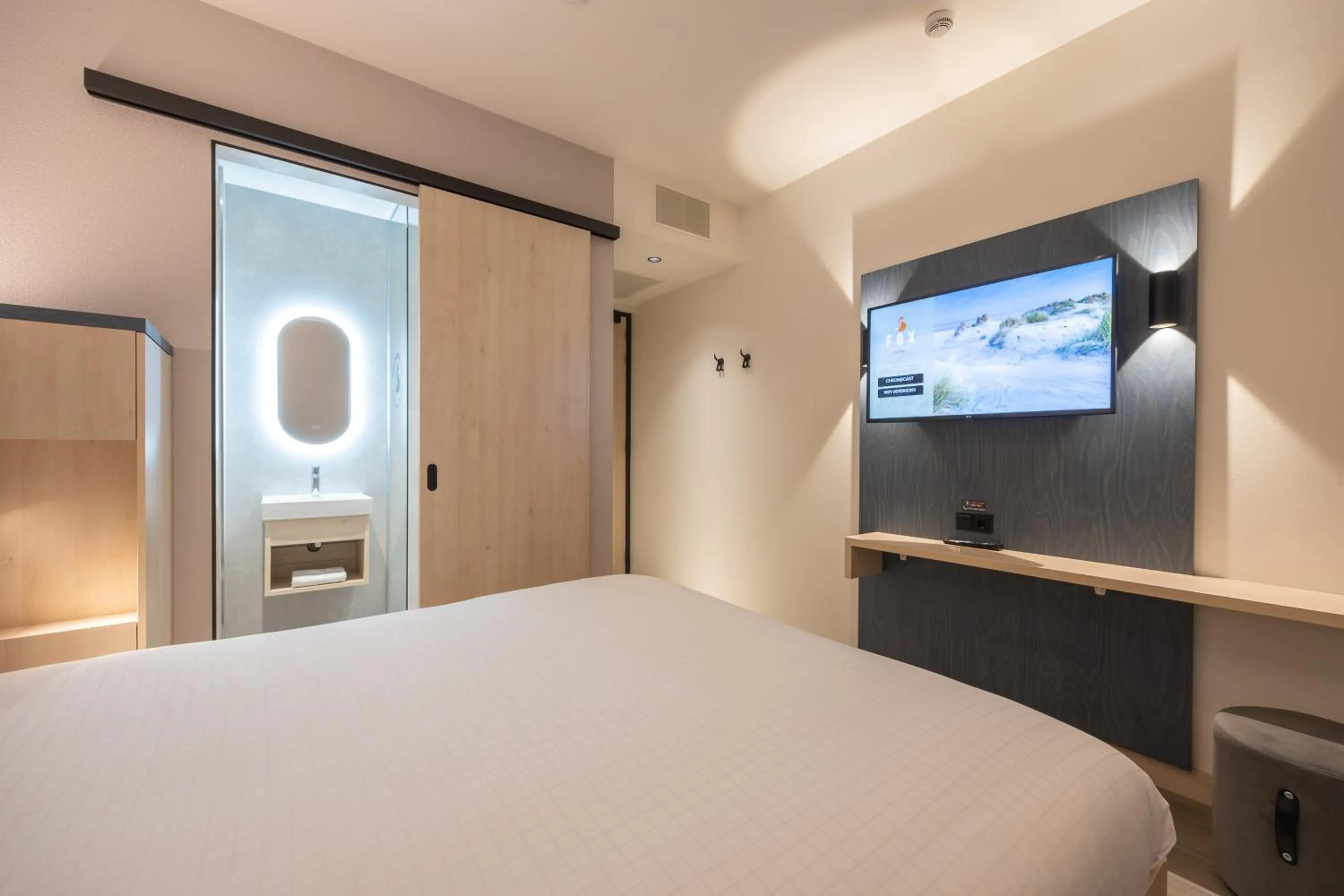 Bed in Fox Hotel The Hague Scheveningen