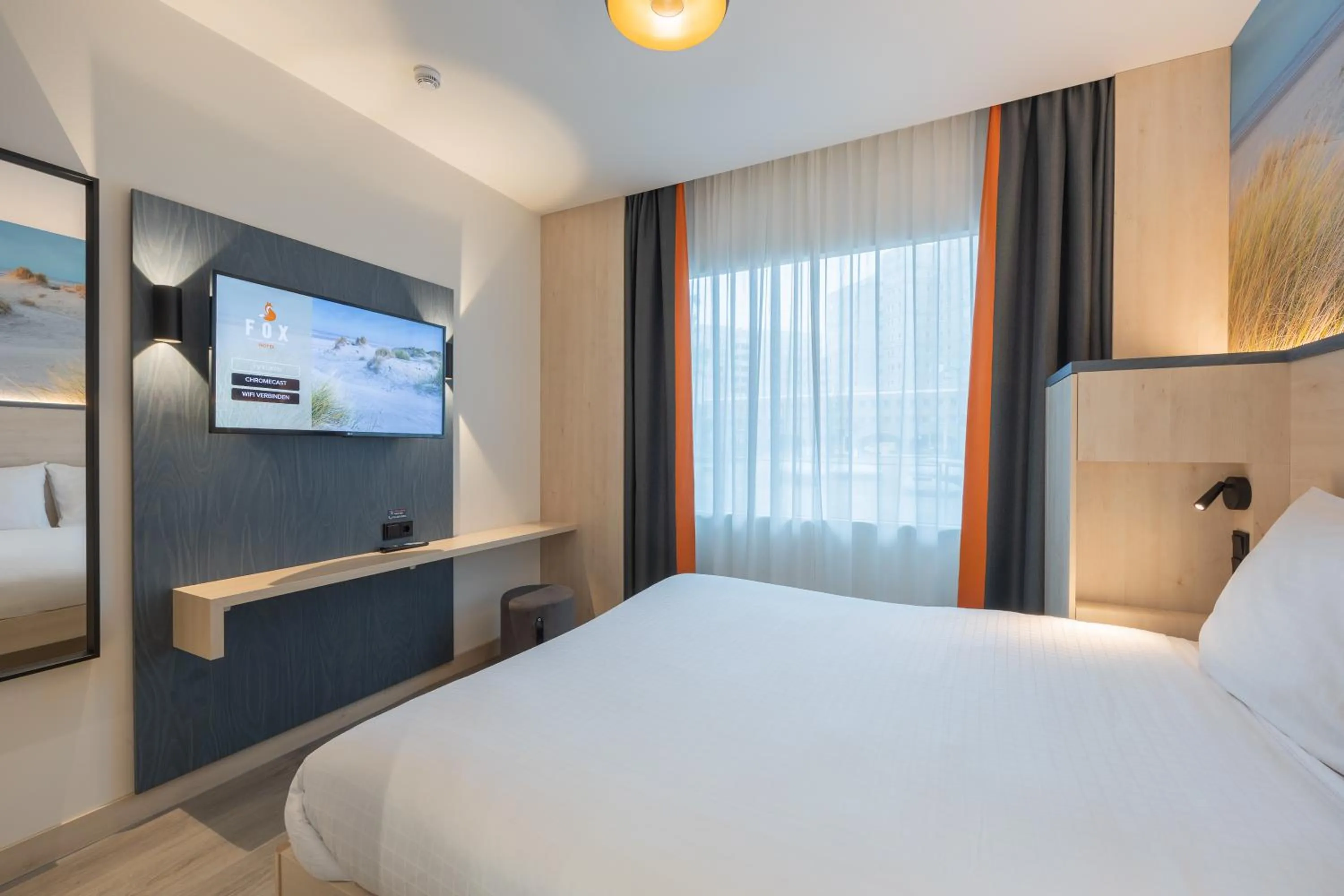 Bed in Fox Hotel The Hague Scheveningen