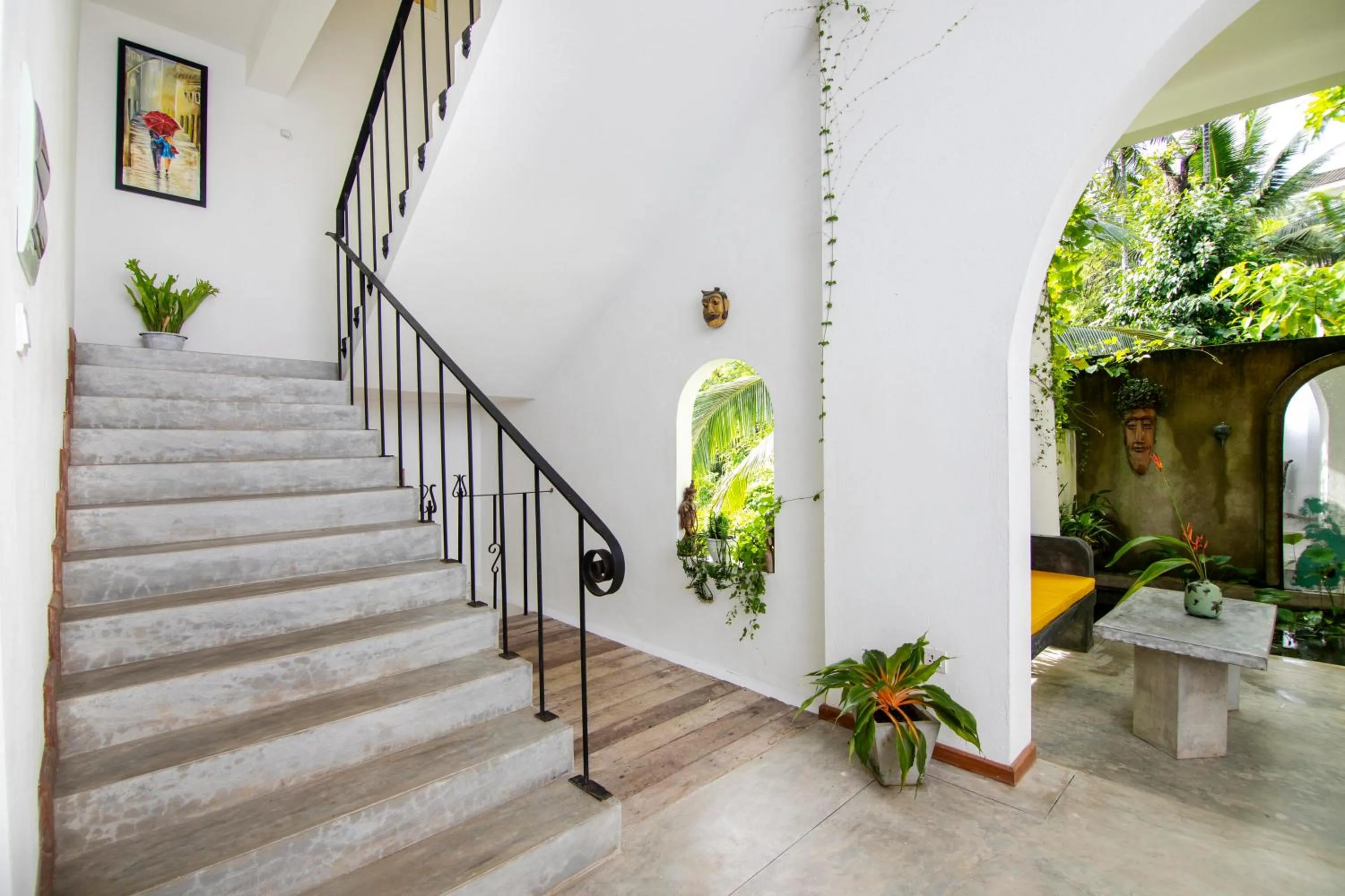 Garden view in Halcyon Galle