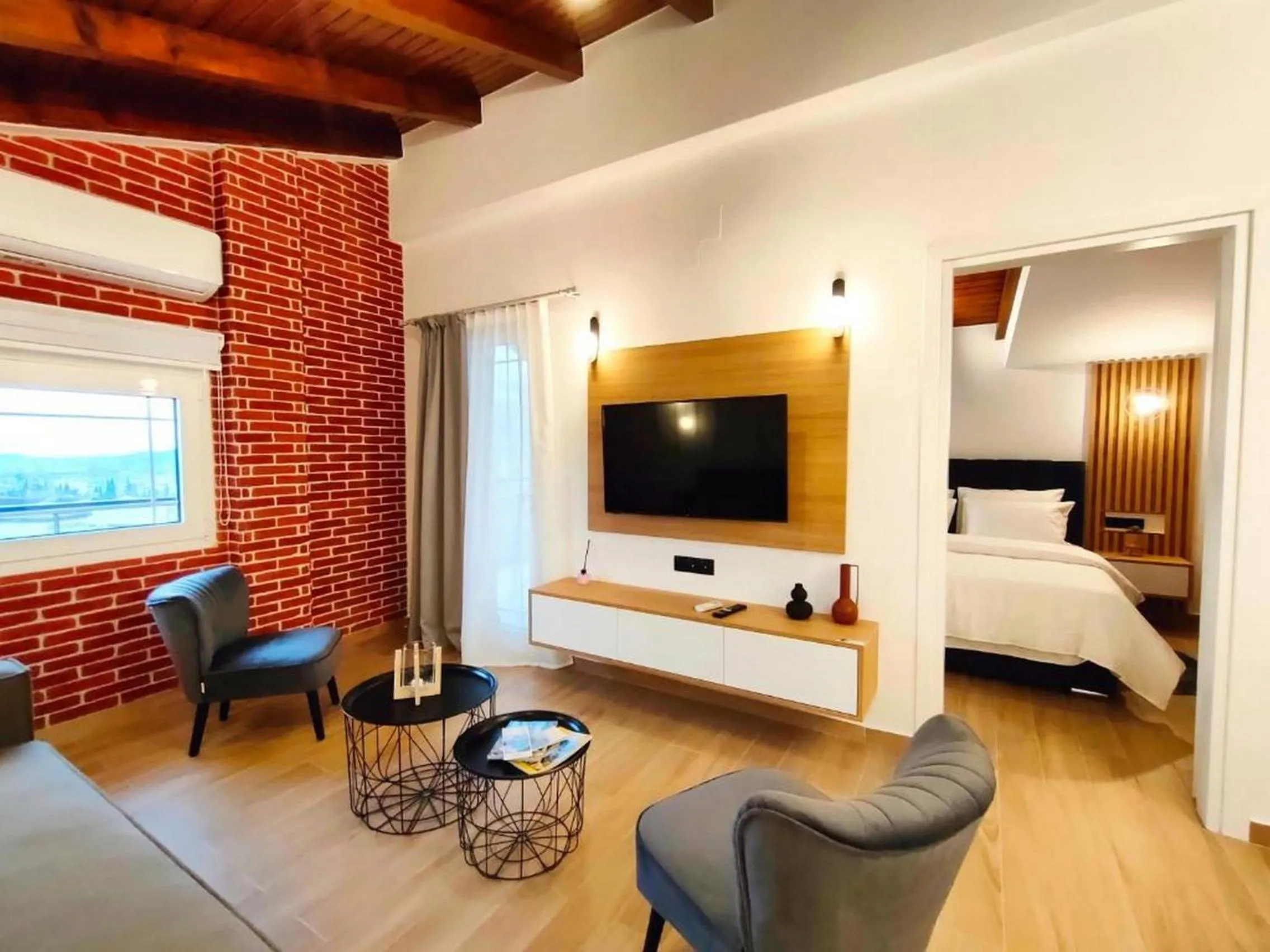 TV and multimedia, Bed in Centro Urban Suites