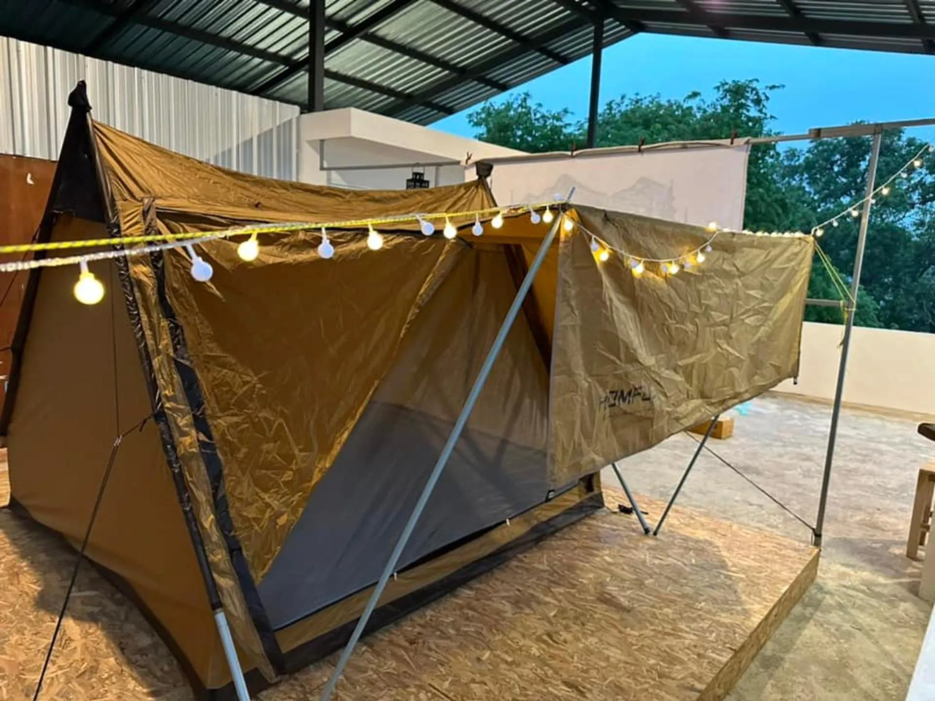 Balcony/Terrace in Norm Space Hostel NST