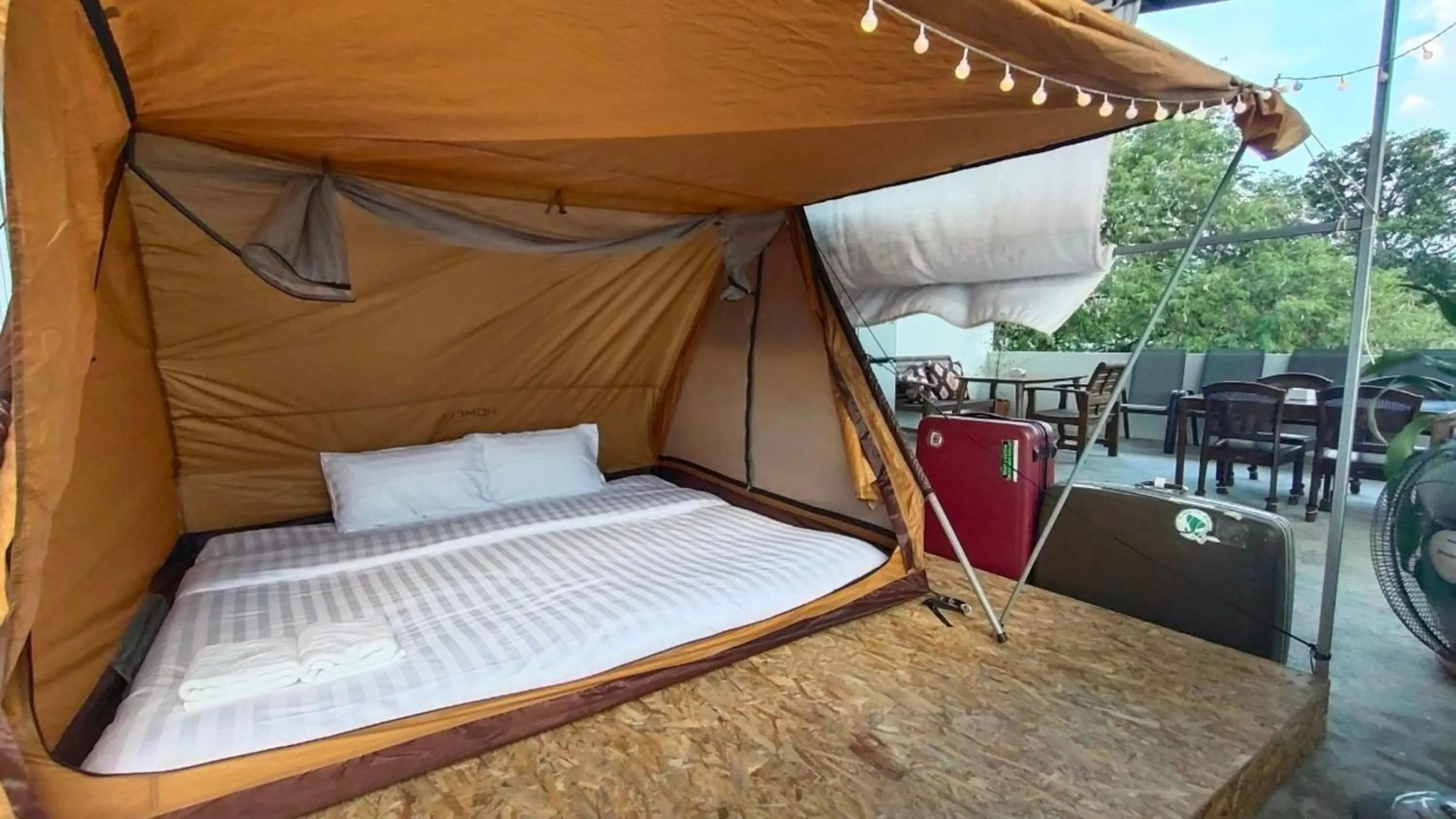 View (from property/room), Bed in Norm Space Hostel NST