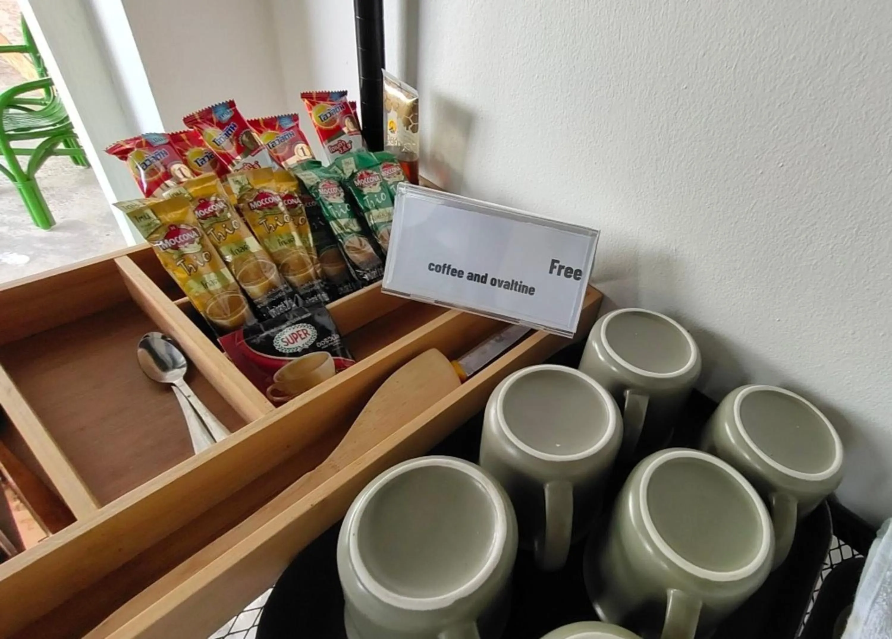 Coffee/tea facilities in Norm Space Hostel NST