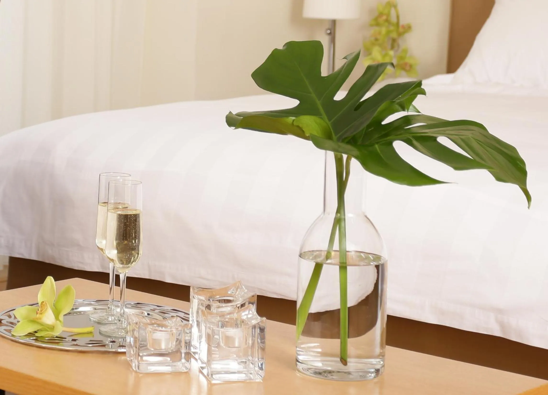 Decorative detail, Bed in Chloe Luxury Hotel