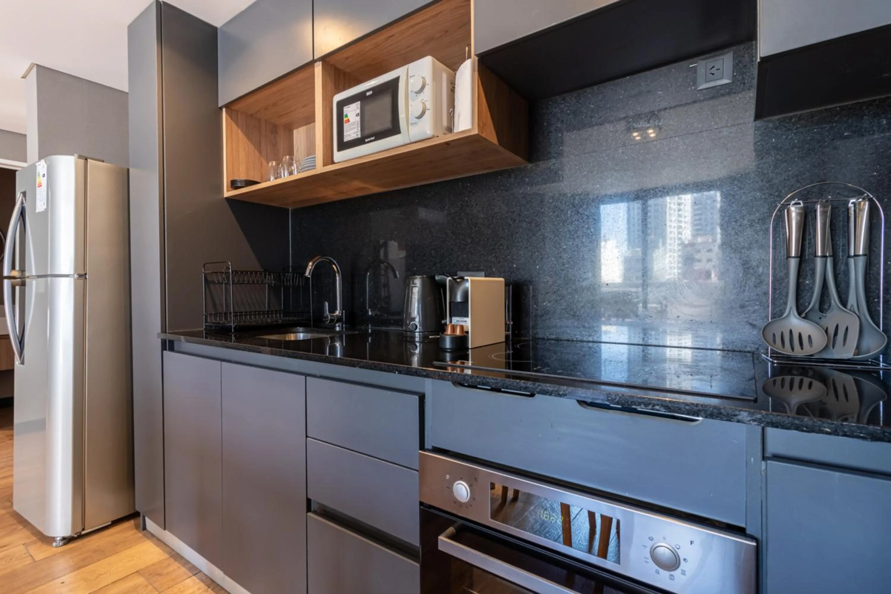 Kitchen or kitchenette in Live Soho Boutique Apartments Palermo Hollywood