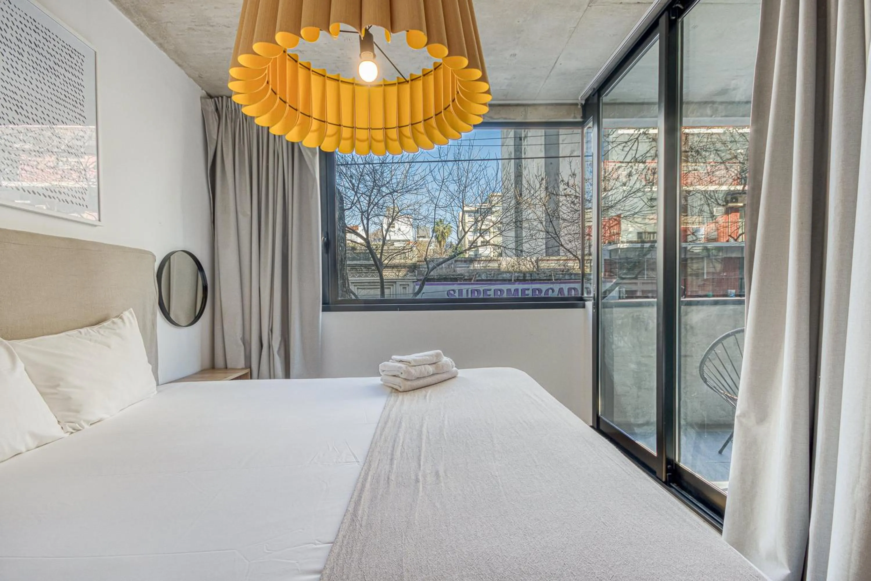 Bed in Live Soho Boutique Apartments Palermo Hollywood