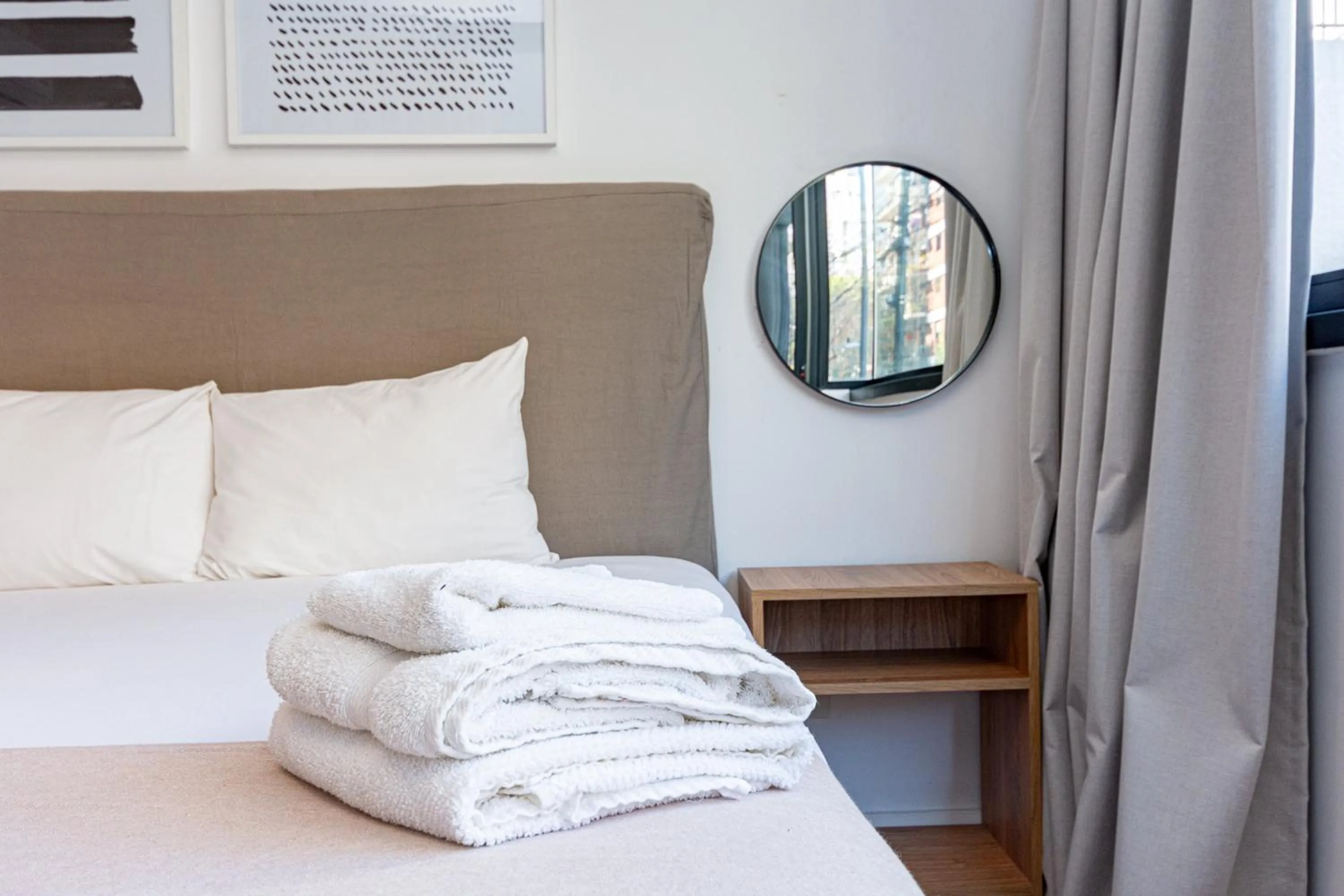 Bed in Live Soho Boutique Apartments Palermo Hollywood