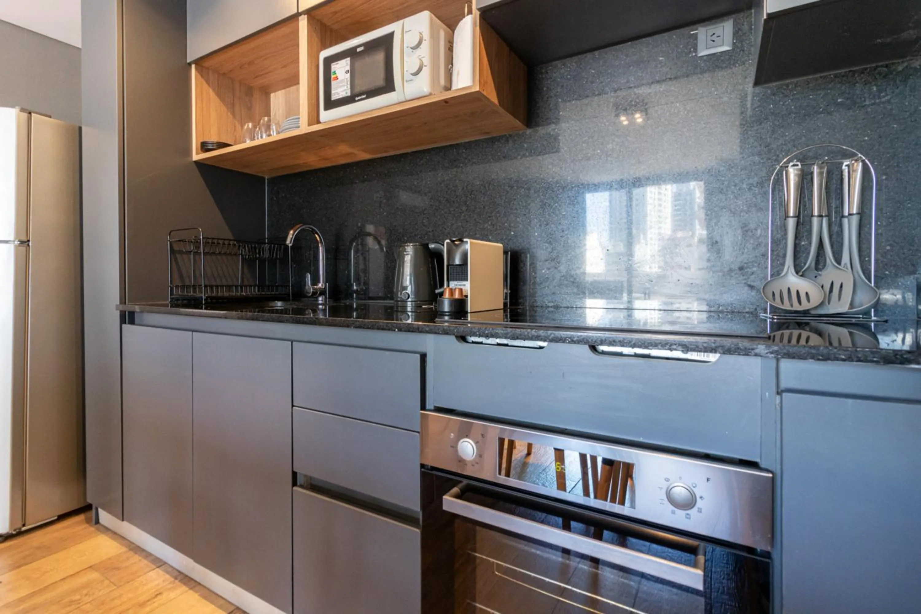 Kitchen or kitchenette in Live Soho Boutique Apartments Palermo Hollywood