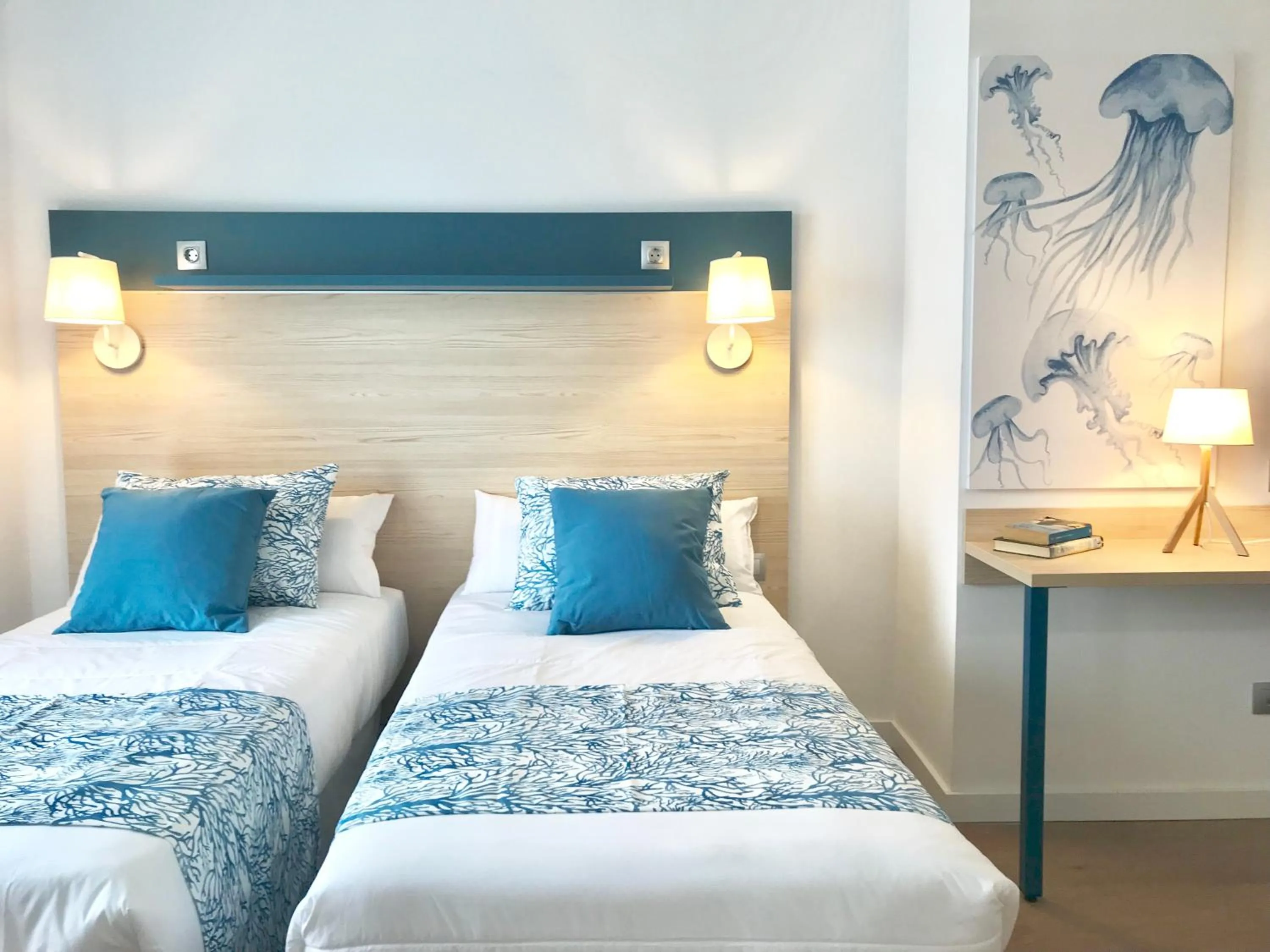 Bed in Hotel Salou Beach Family Rentalmar