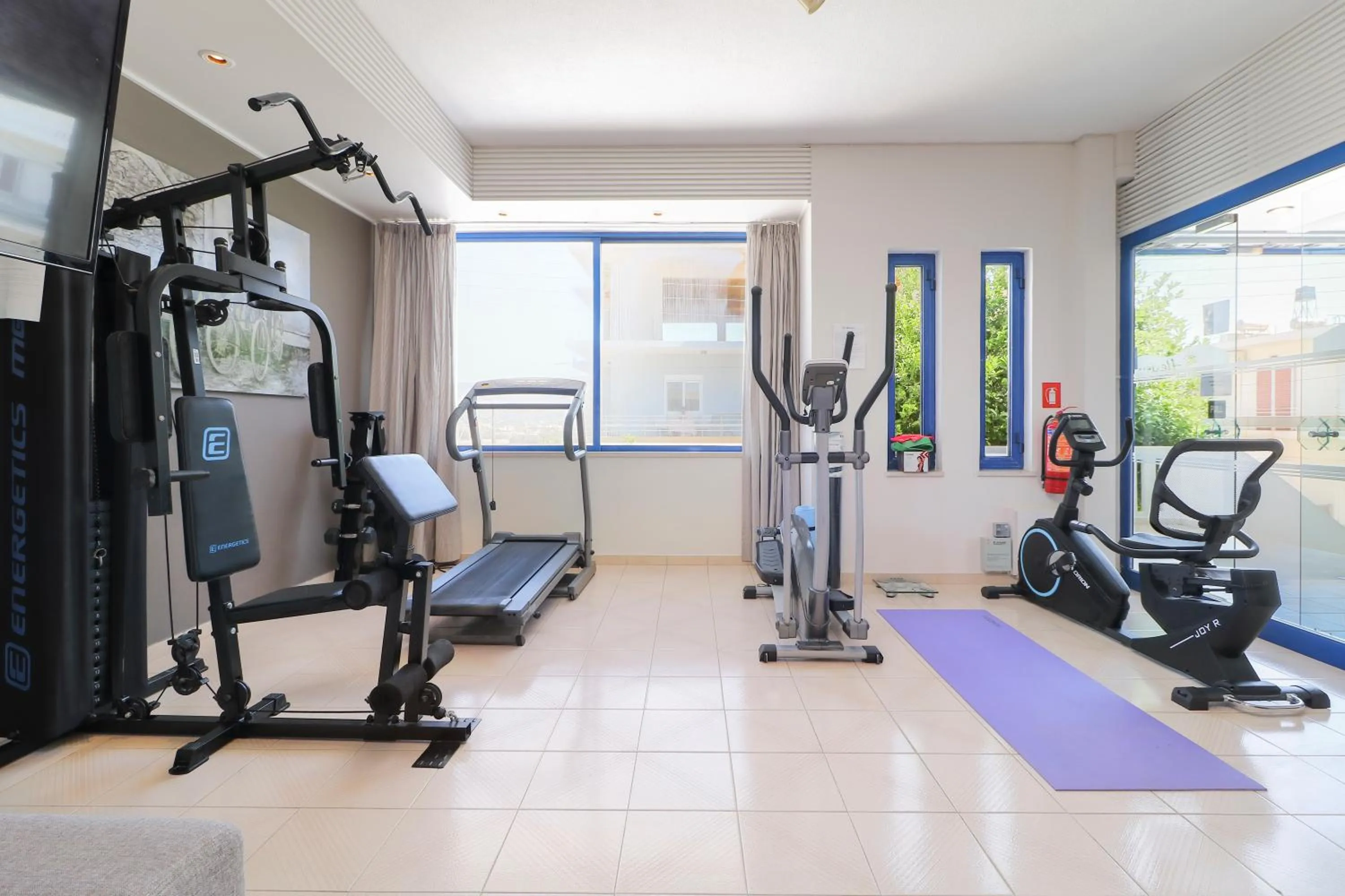 Fitness centre/facilities in Alexis Hotel
