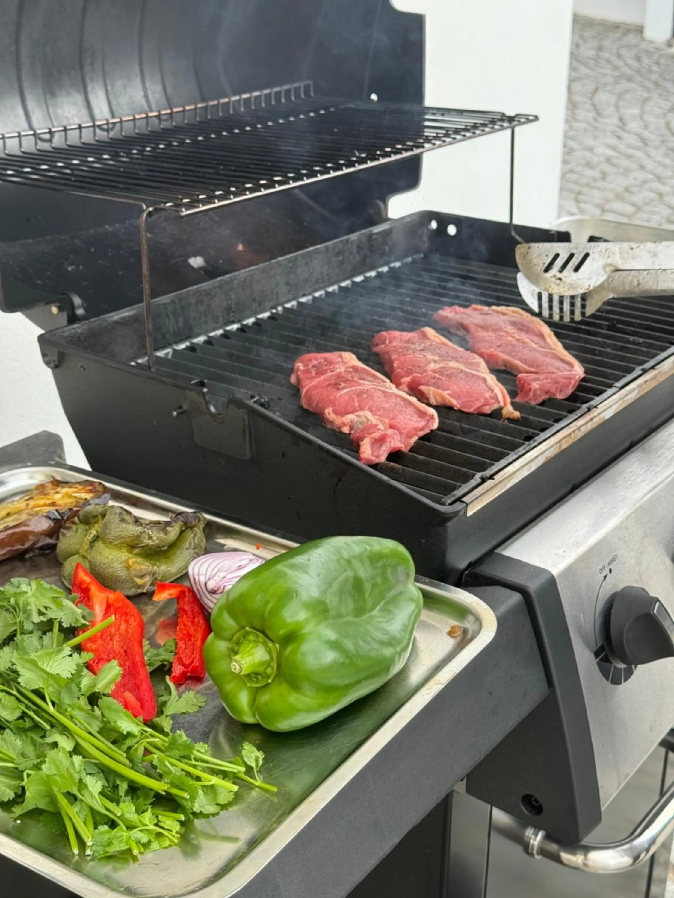 BBQ facilities in Alojamento Jasmine