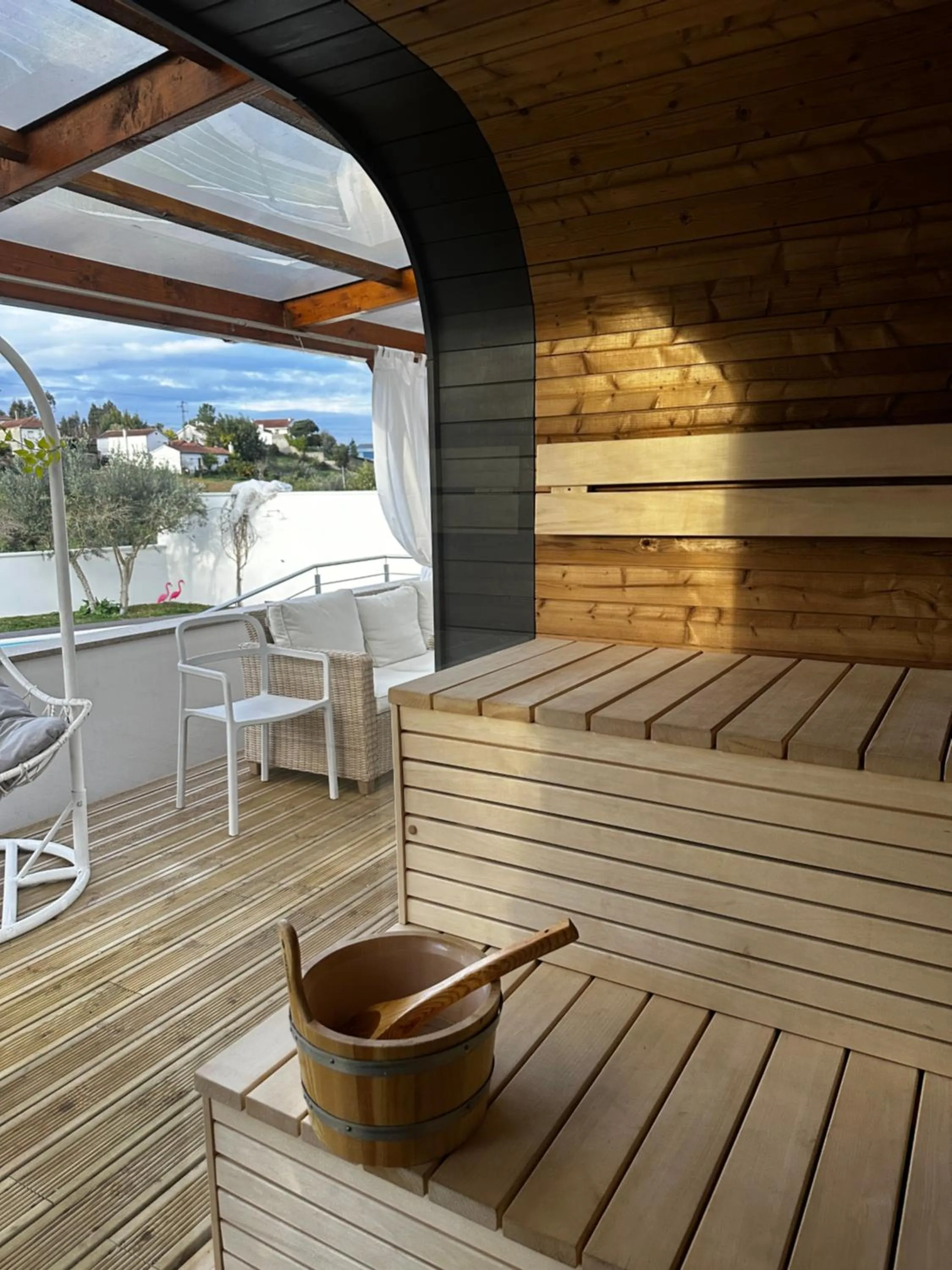 Sauna in Alojamento Jasmine