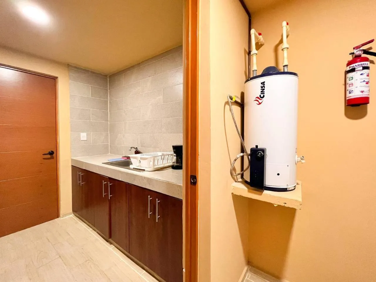 Kitchen or kitchenette in Depa Palenque 2 Cancun