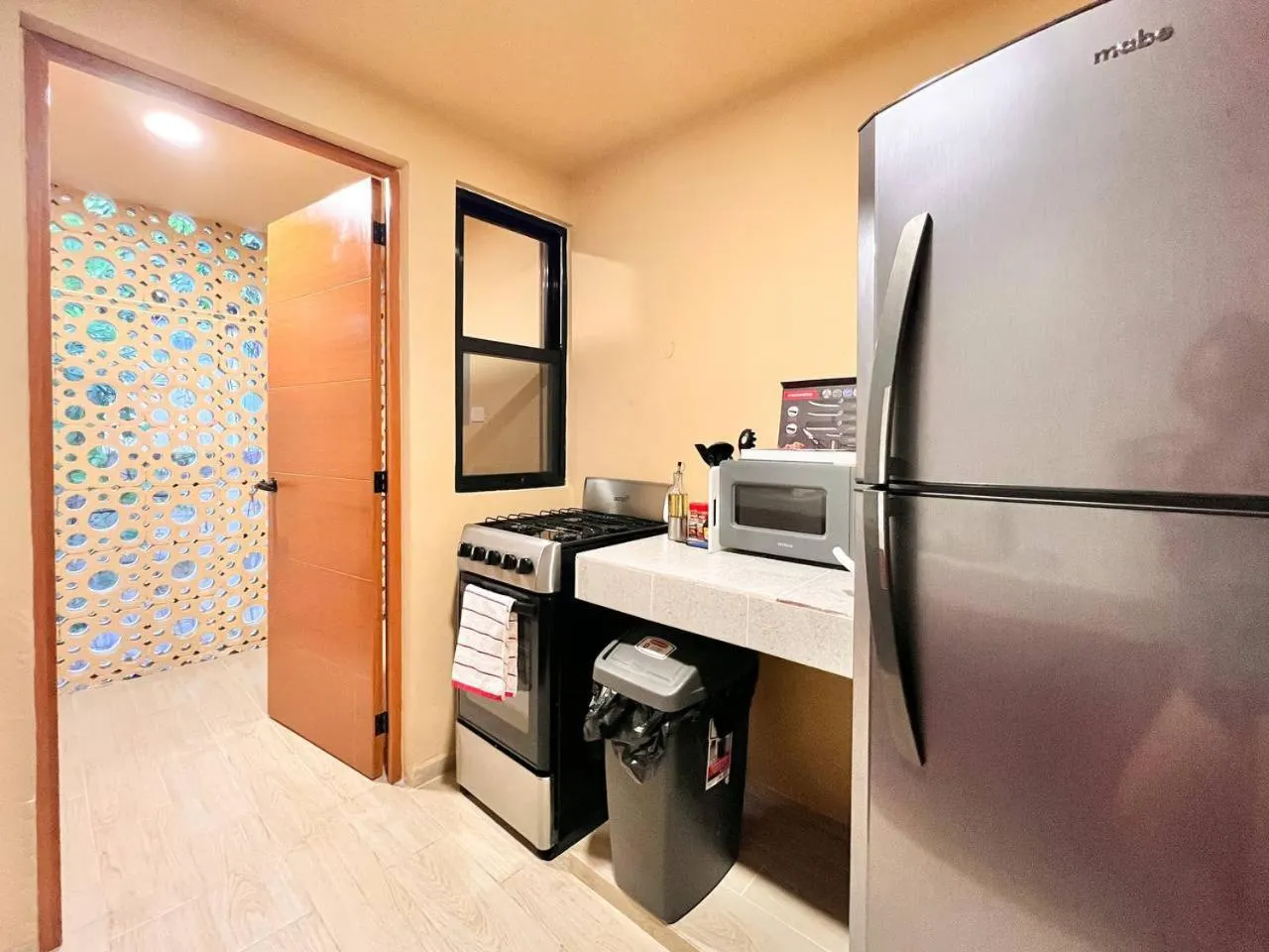 Kitchen or kitchenette in Depa Palenque 2 Cancun