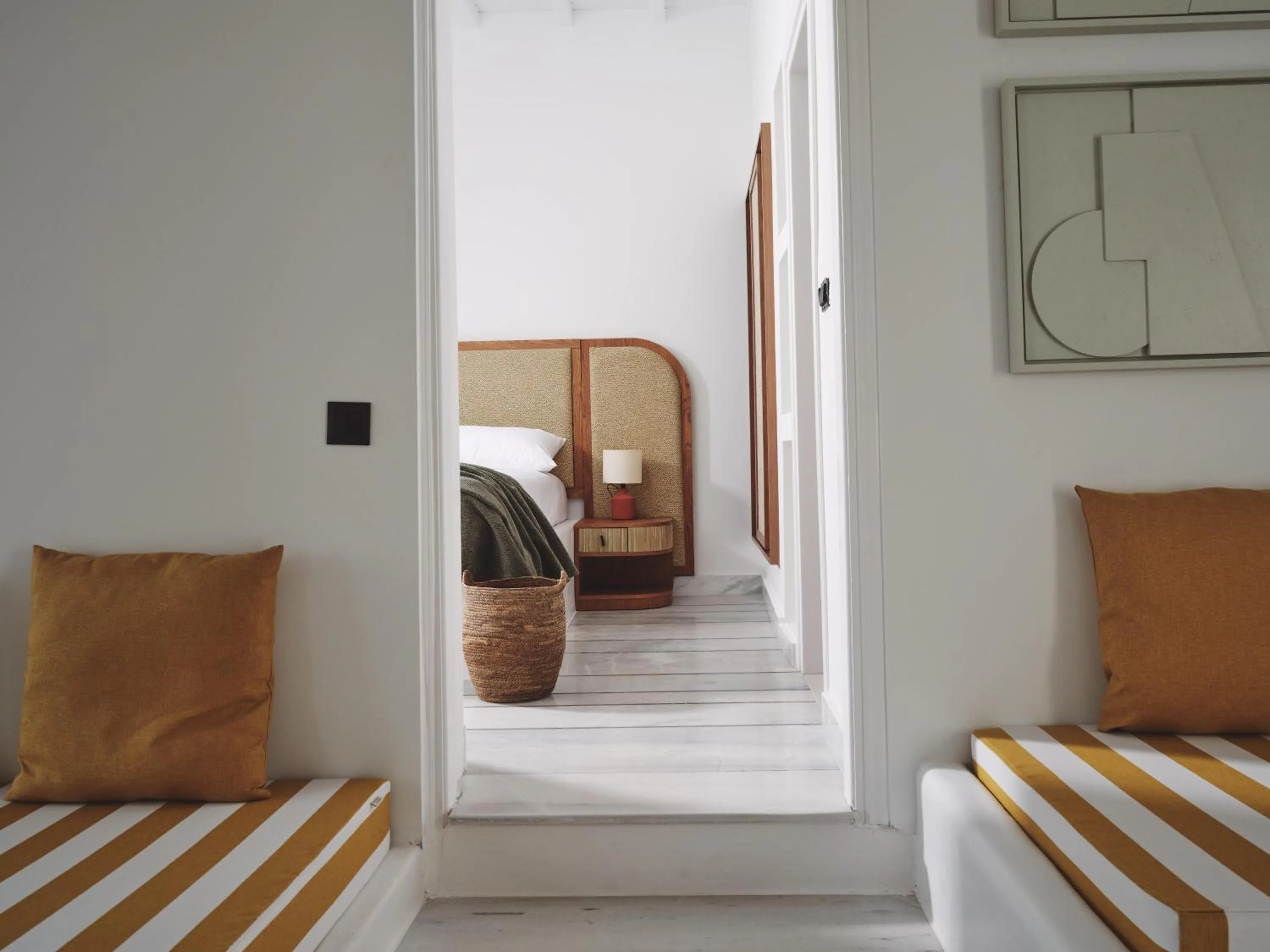 Photo of the whole room, Bed in NUMO Mykonos Boutique Resort