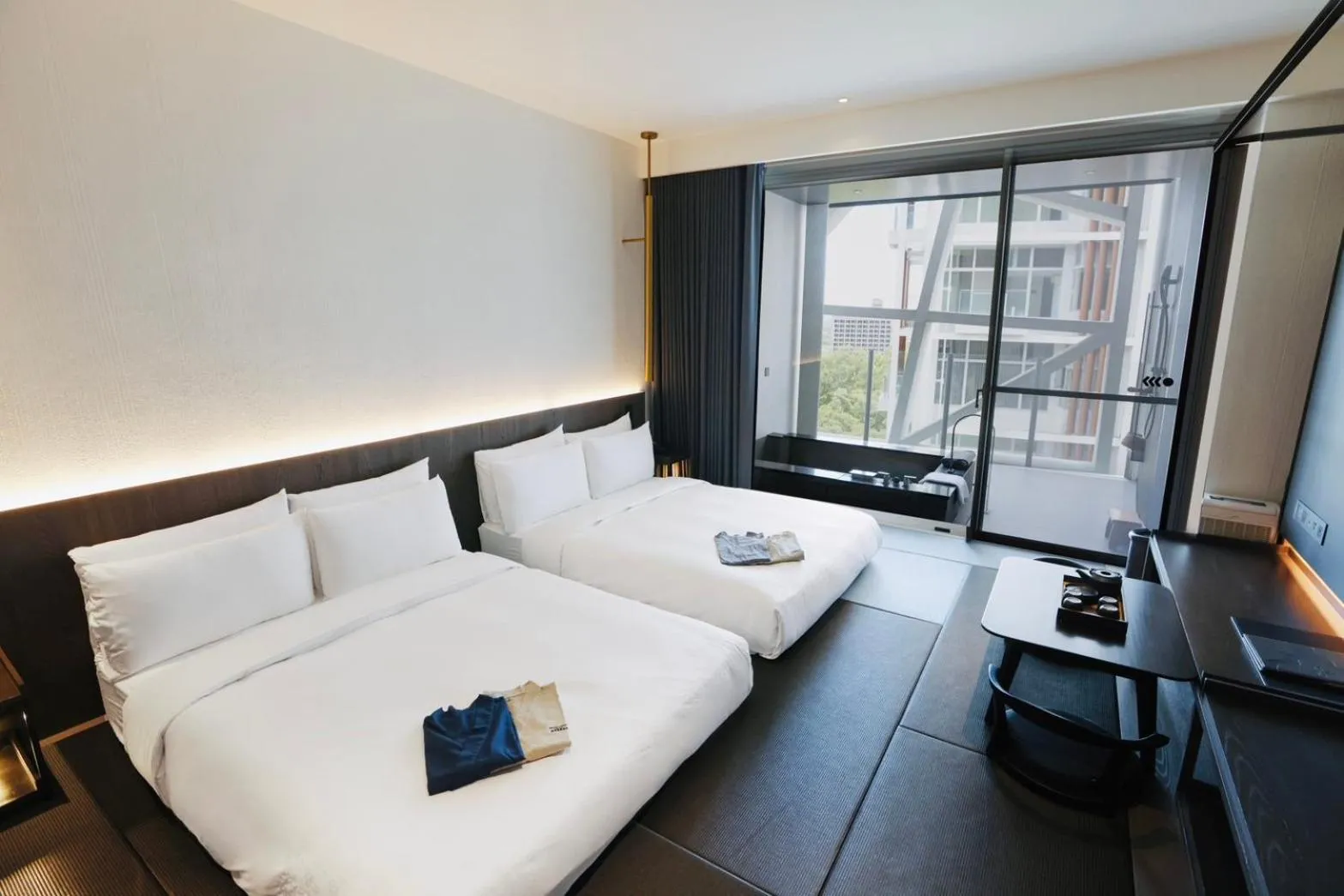 Bed in Orient Luxury Hotel-Jiaoxi