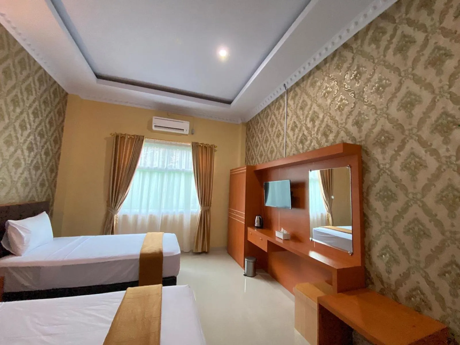 Bedroom, Bed in Wisma Jannatun Naim Lampung