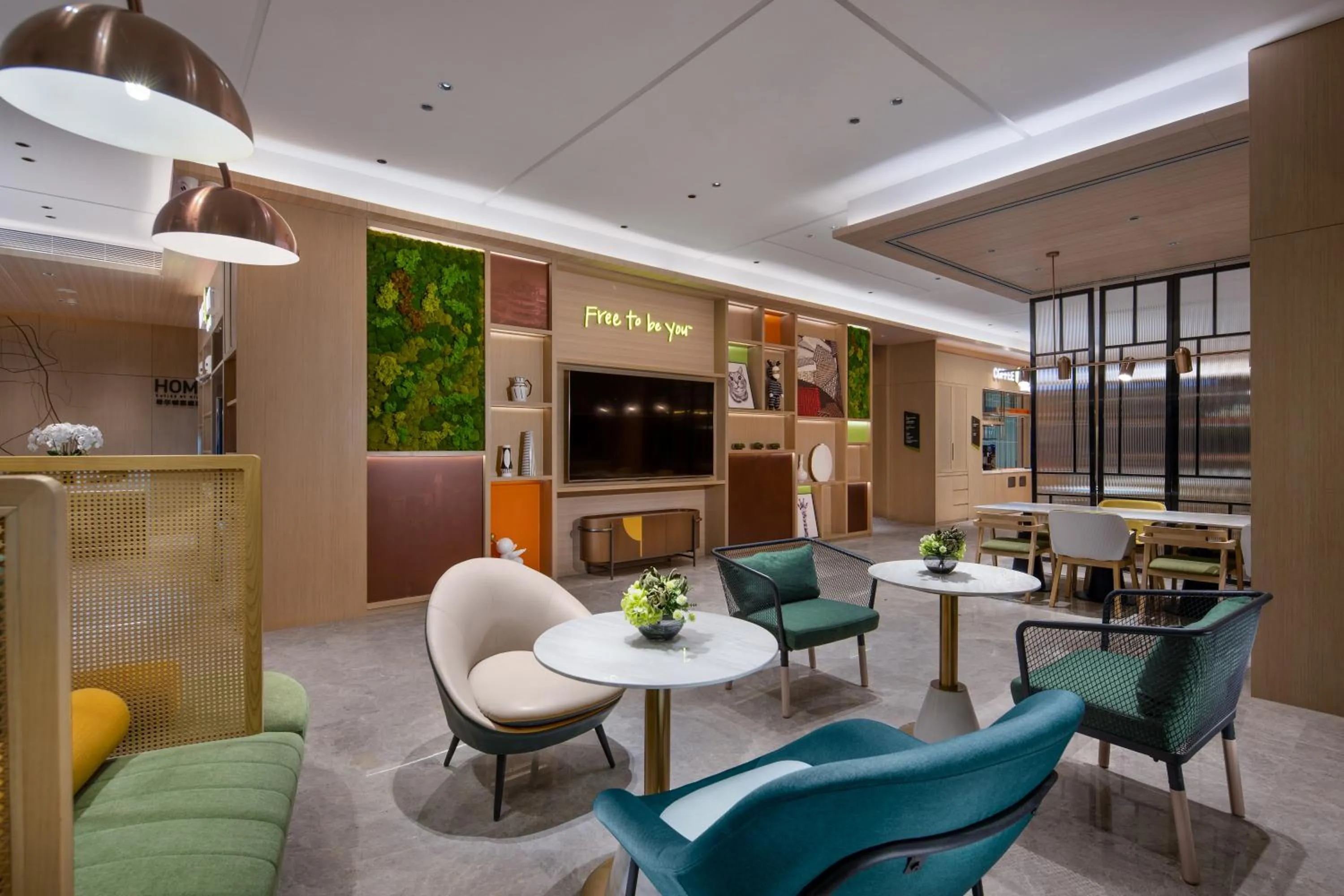 Lobby or reception in Home2 Suites By Hilton Wuhan Hankou Railway Station