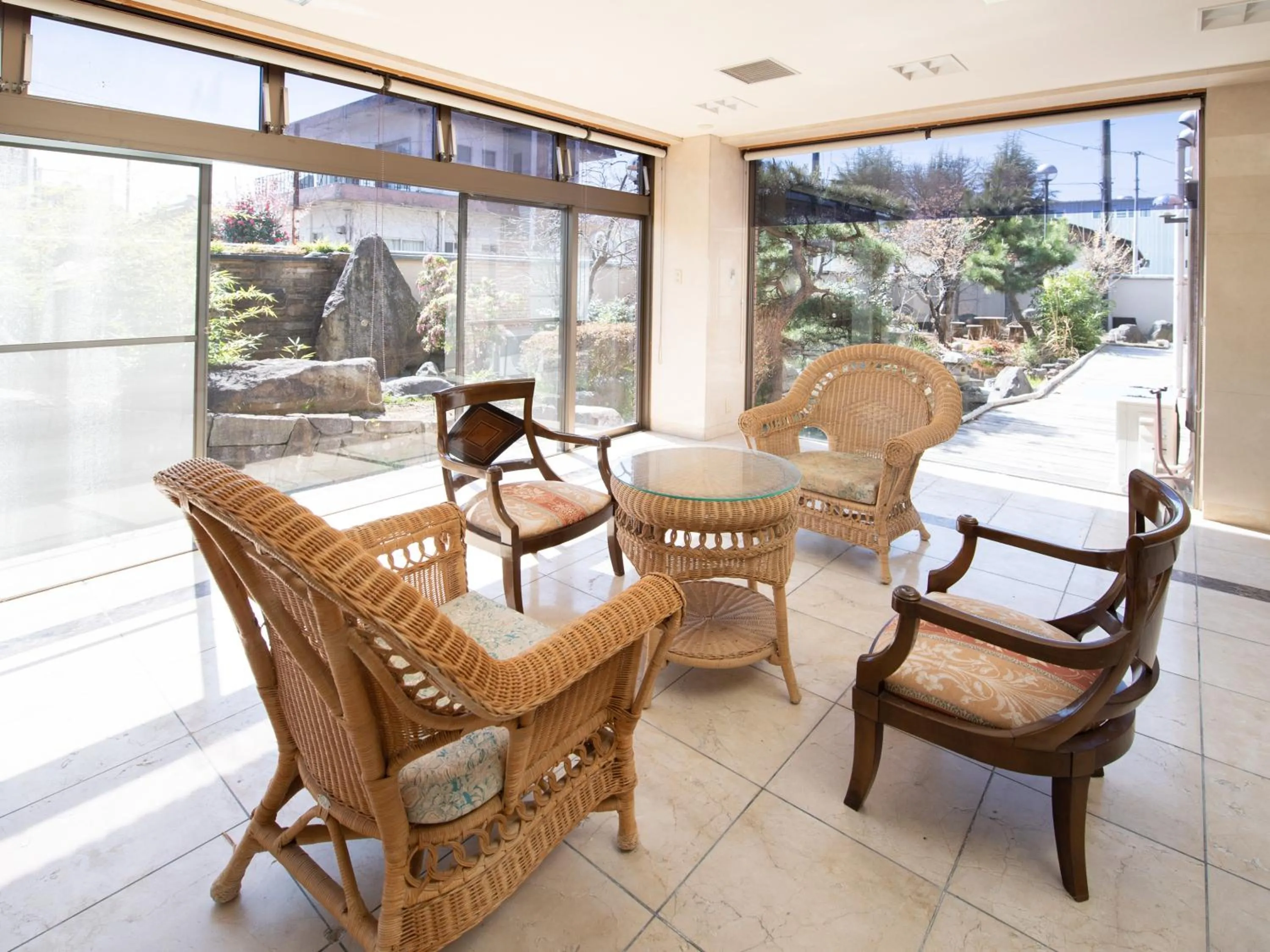 Communal lounge/ TV room in Chateraise Lodge Kasugai