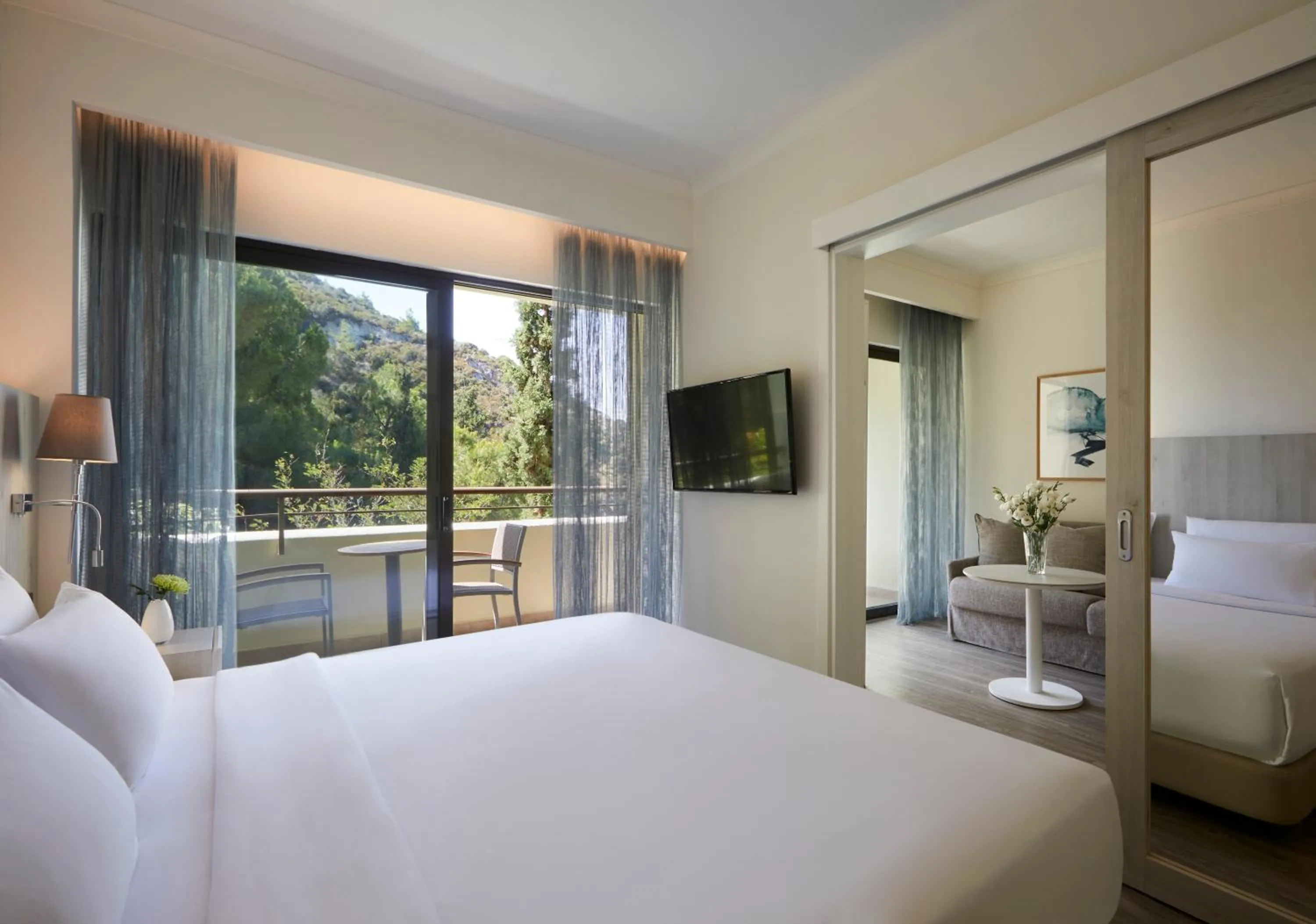 View (from property/room), Bed in Amus Hotel & Spa