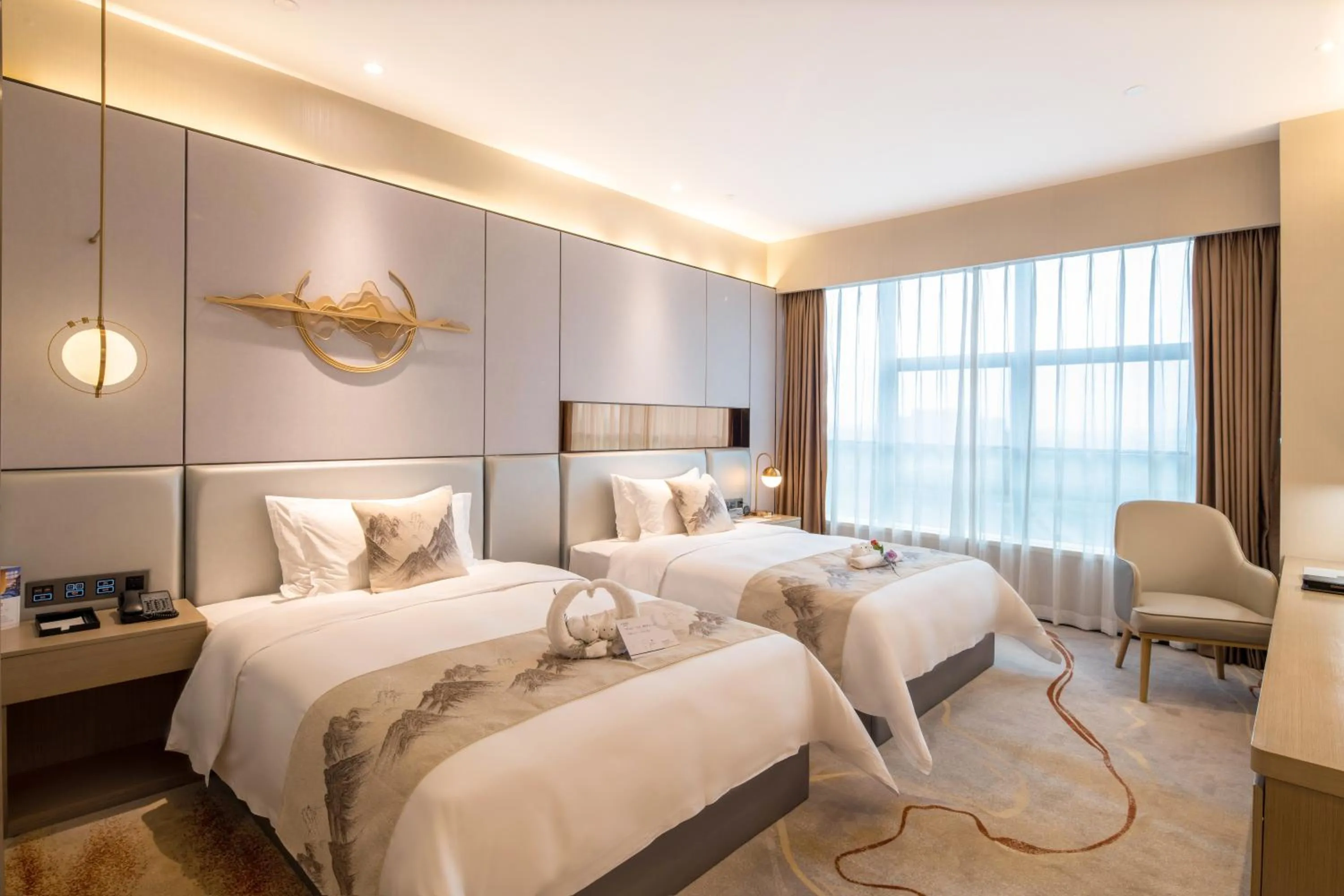 Bed in Qingyuan Argyle Hotel