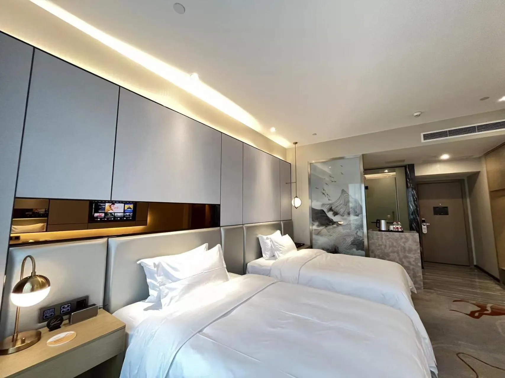 Bed in Qingyuan Argyle Hotel