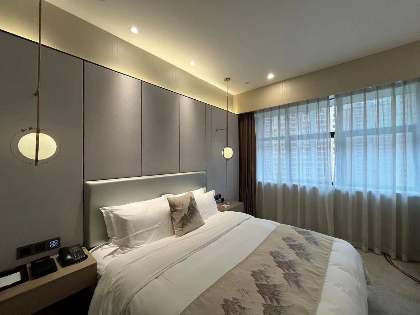 Bed in Qingyuan Argyle Hotel