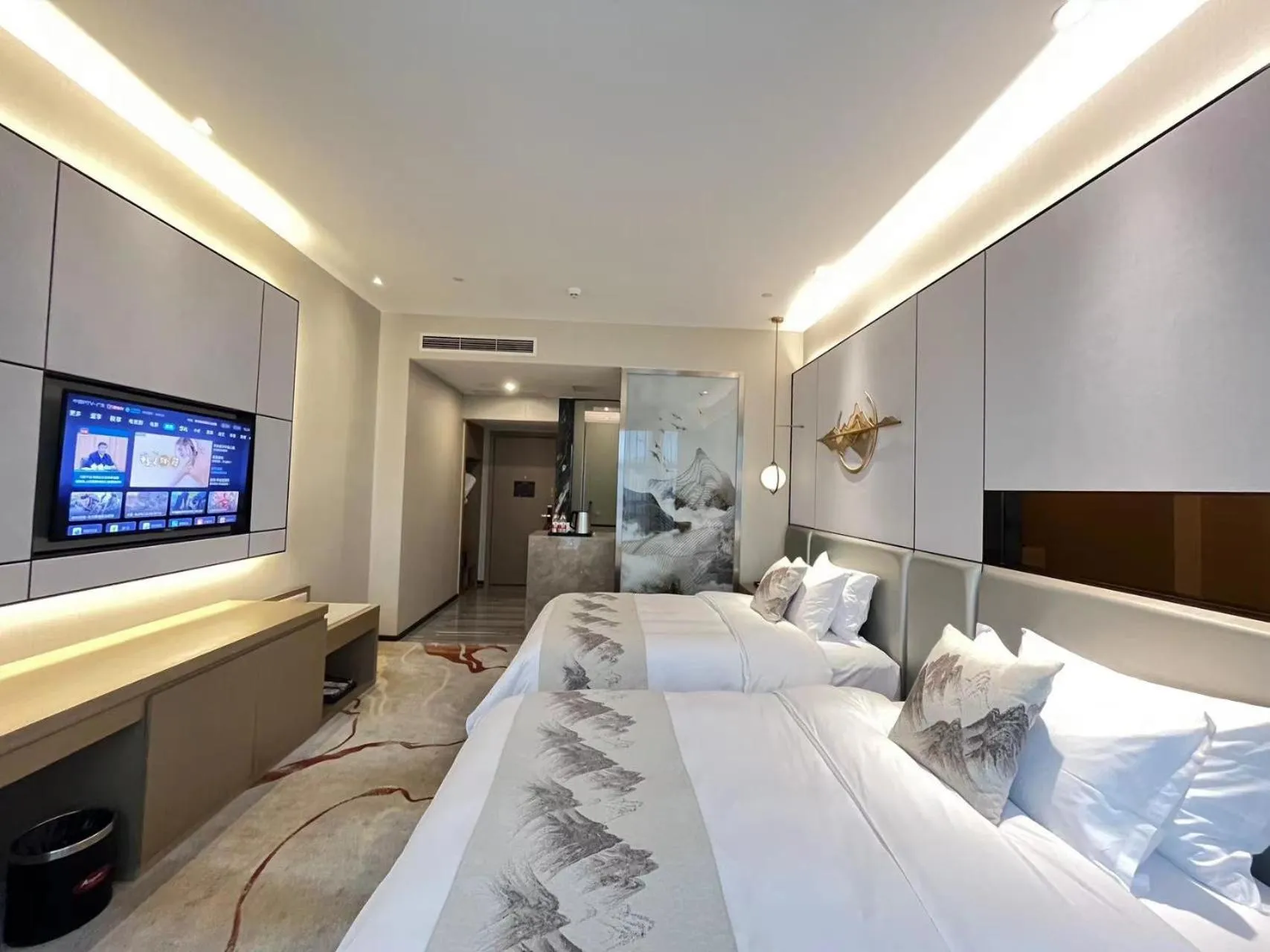 Bed in Qingyuan Argyle Hotel