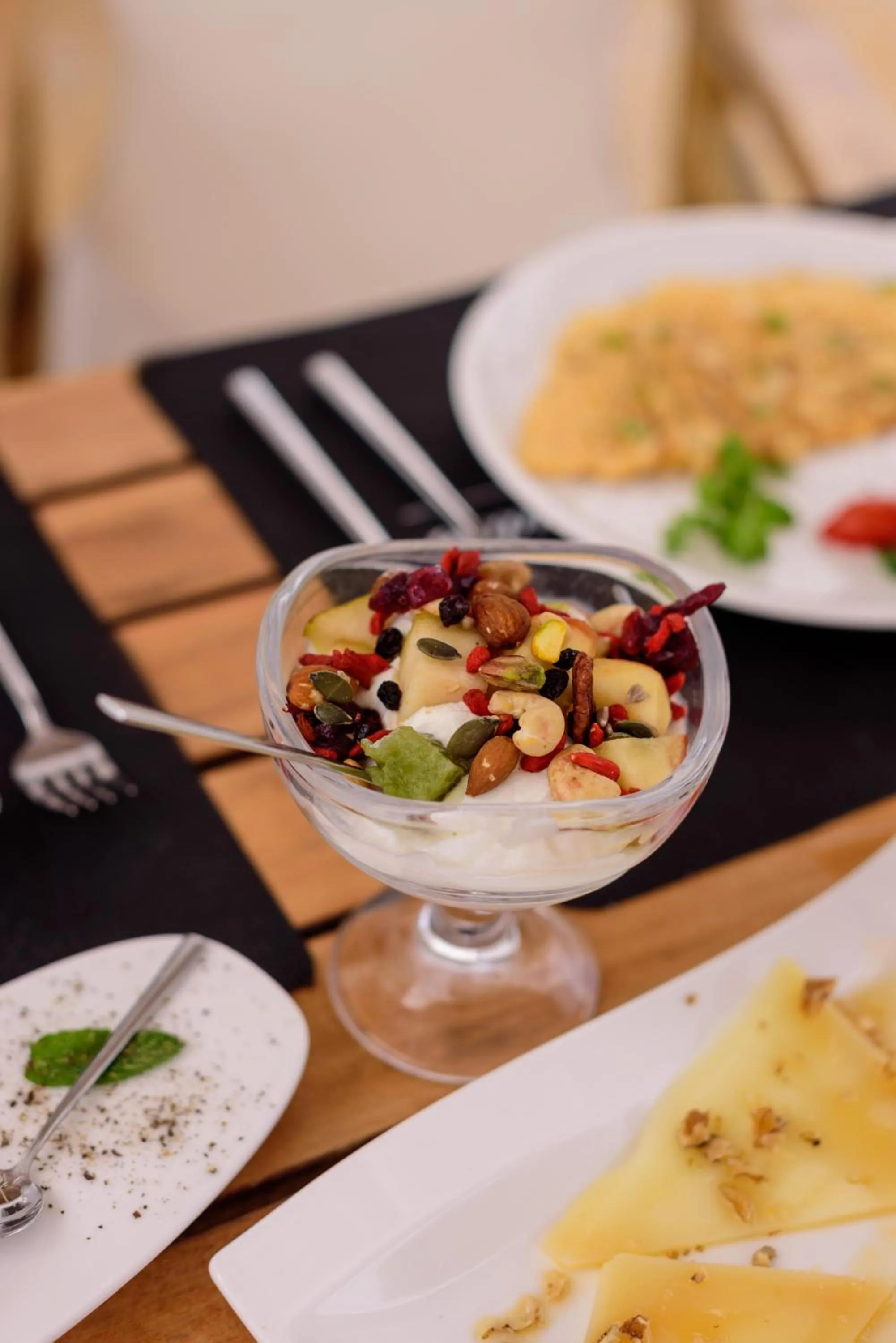 Breakfast in Nefeli Sunset Studios