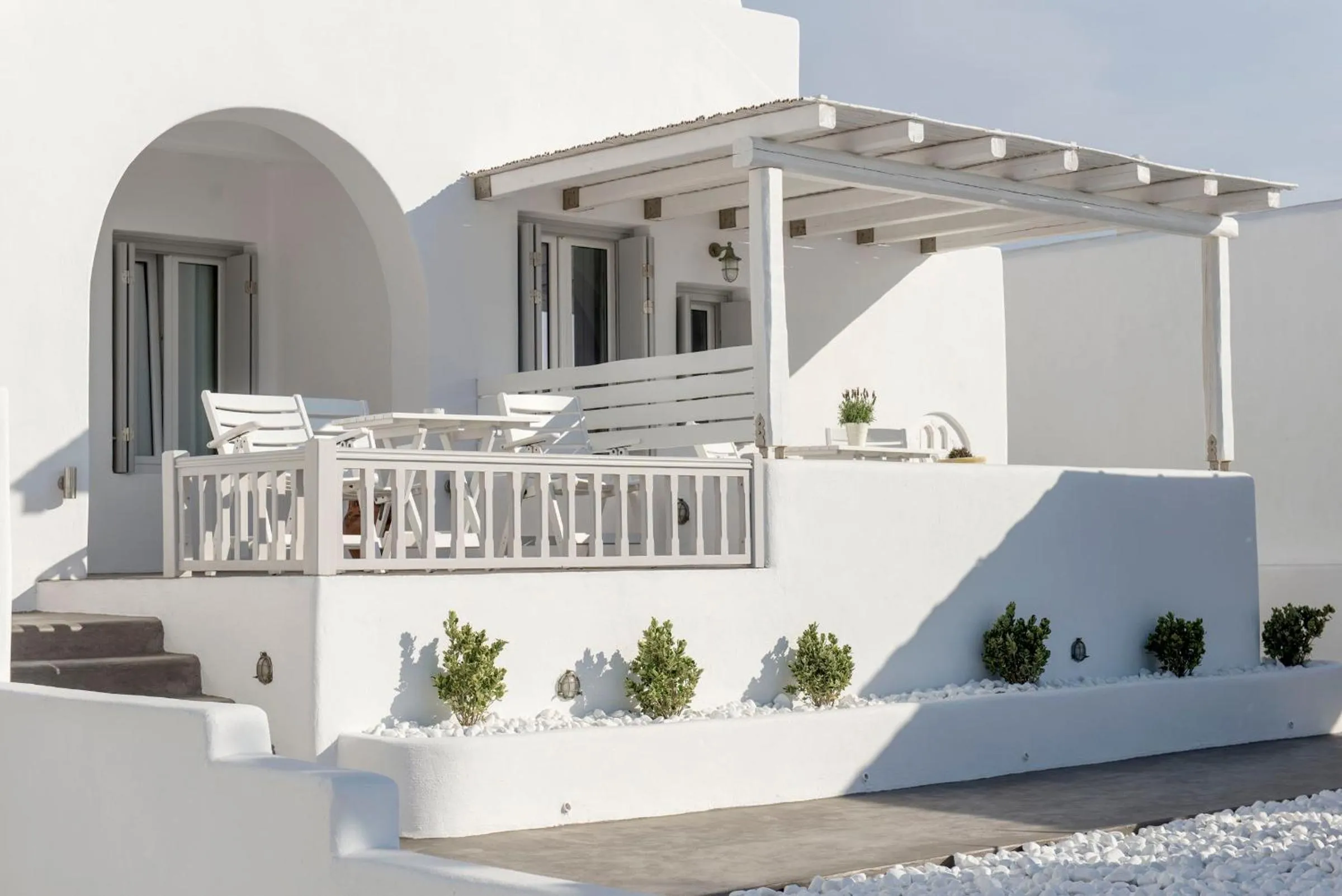 Facade/entrance in Nefeli Sunset Studios